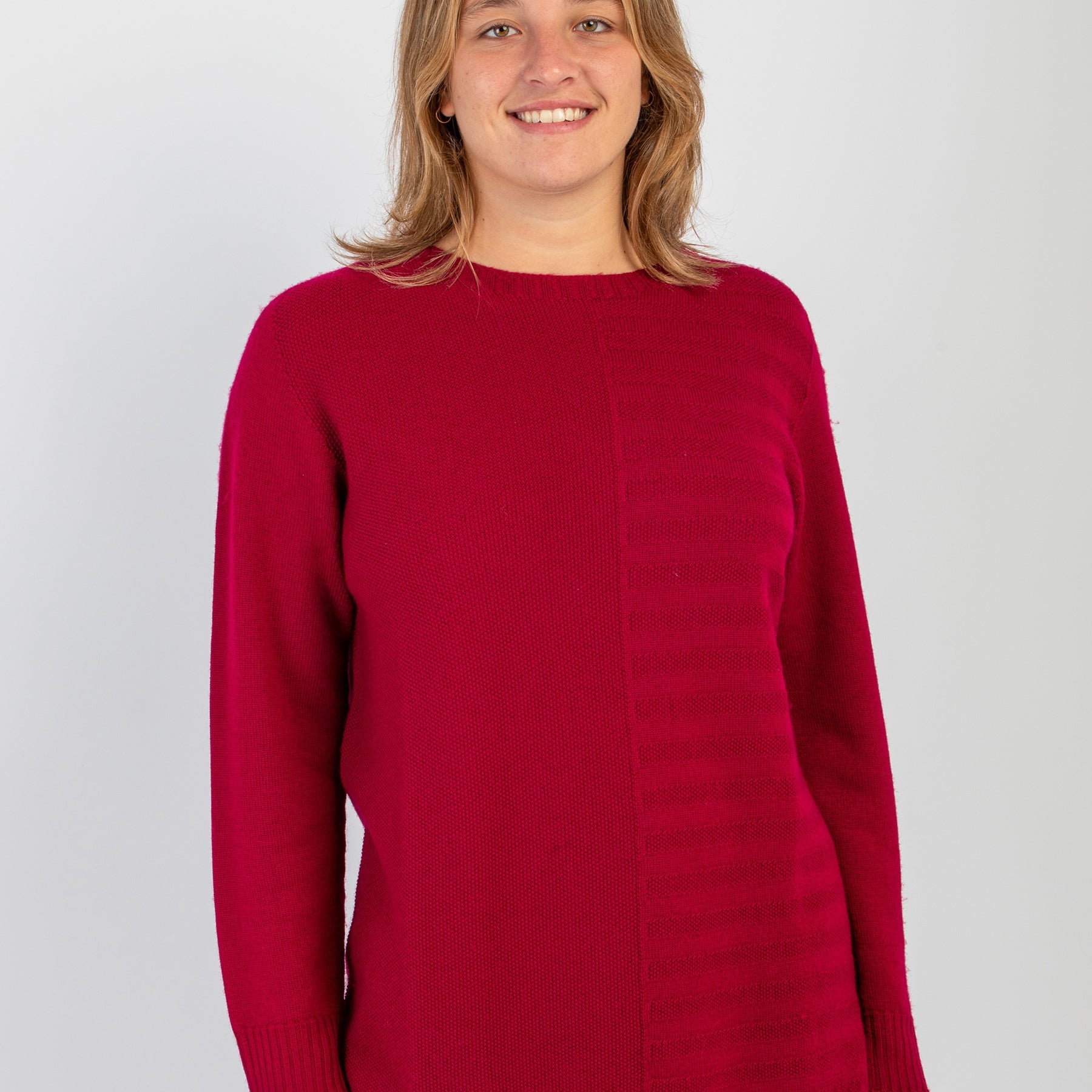 Maglia Donna Girocollo 100% Lana LE MORBIDE