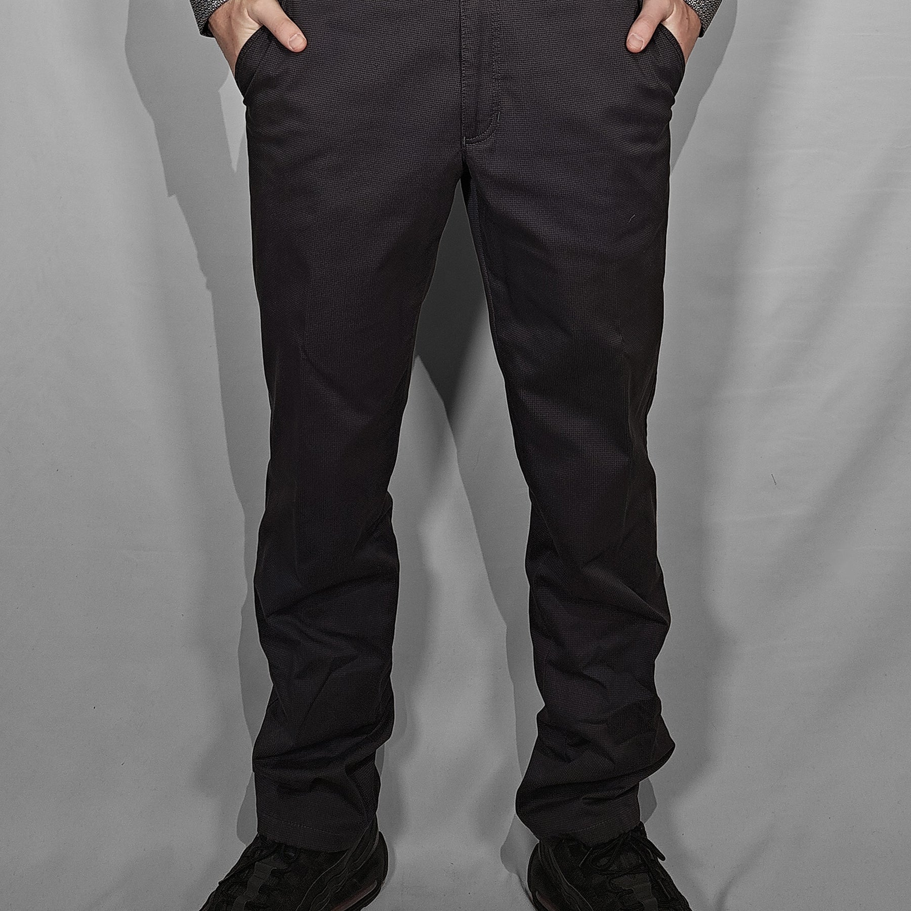 LUIGI MORINI Pantalone Uomo Fustagno Imbottito Microfantasia ART. 4345 TUX