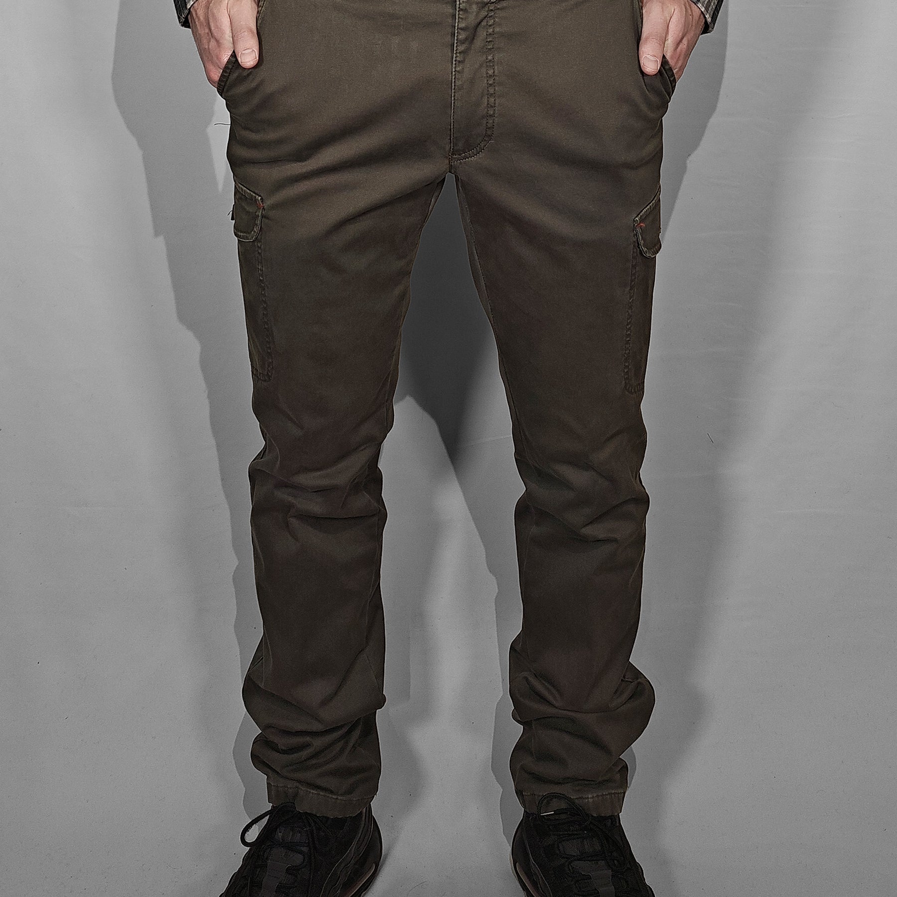 LUIGI MORINI Pantalone Uomo Cotone Imbottito Con Tasconi ART. 4348 SOLDEN