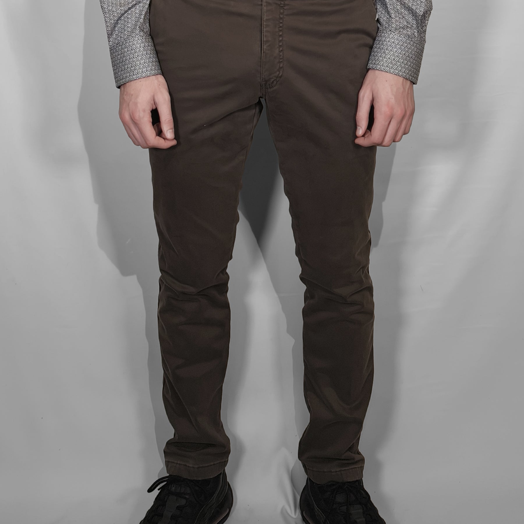 LUIGI MORINI Pantalone Uomo Cotone Felpato ART. 4348 TUX