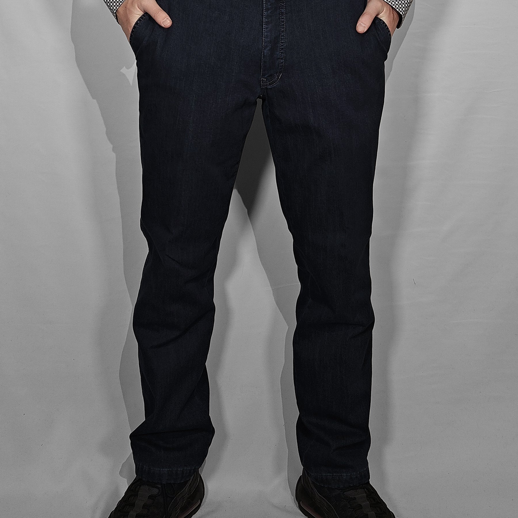 LUIGI MORINI Pantalone Uomo Tessuto Jeans Cotone Imbottito ART. 8499 TUX