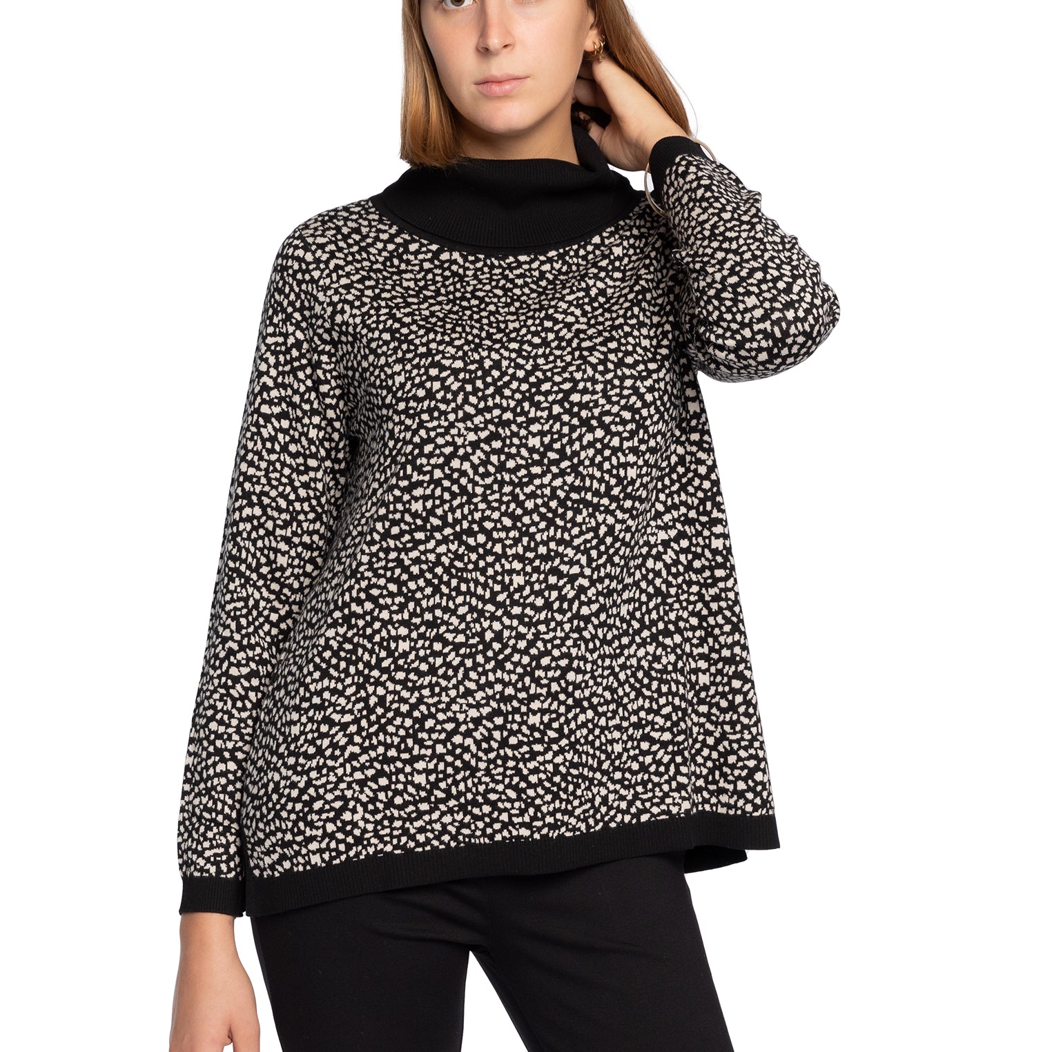 Dolcevita in jacquard LUISA VIOLA M537L0-25XM