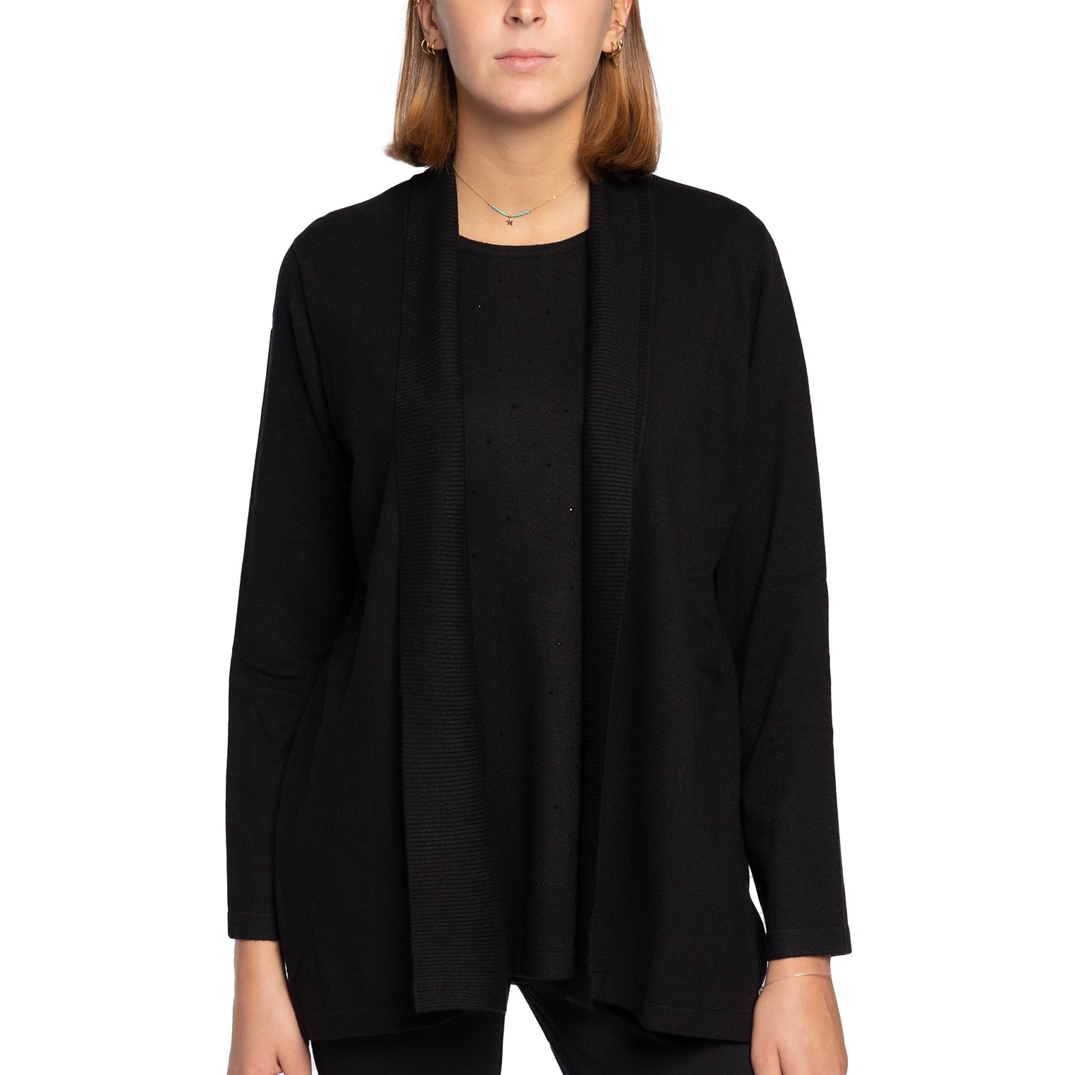 Simil Twin-set con strass della linea Mara Venier per LUISA VIOLA M540L0-21WM