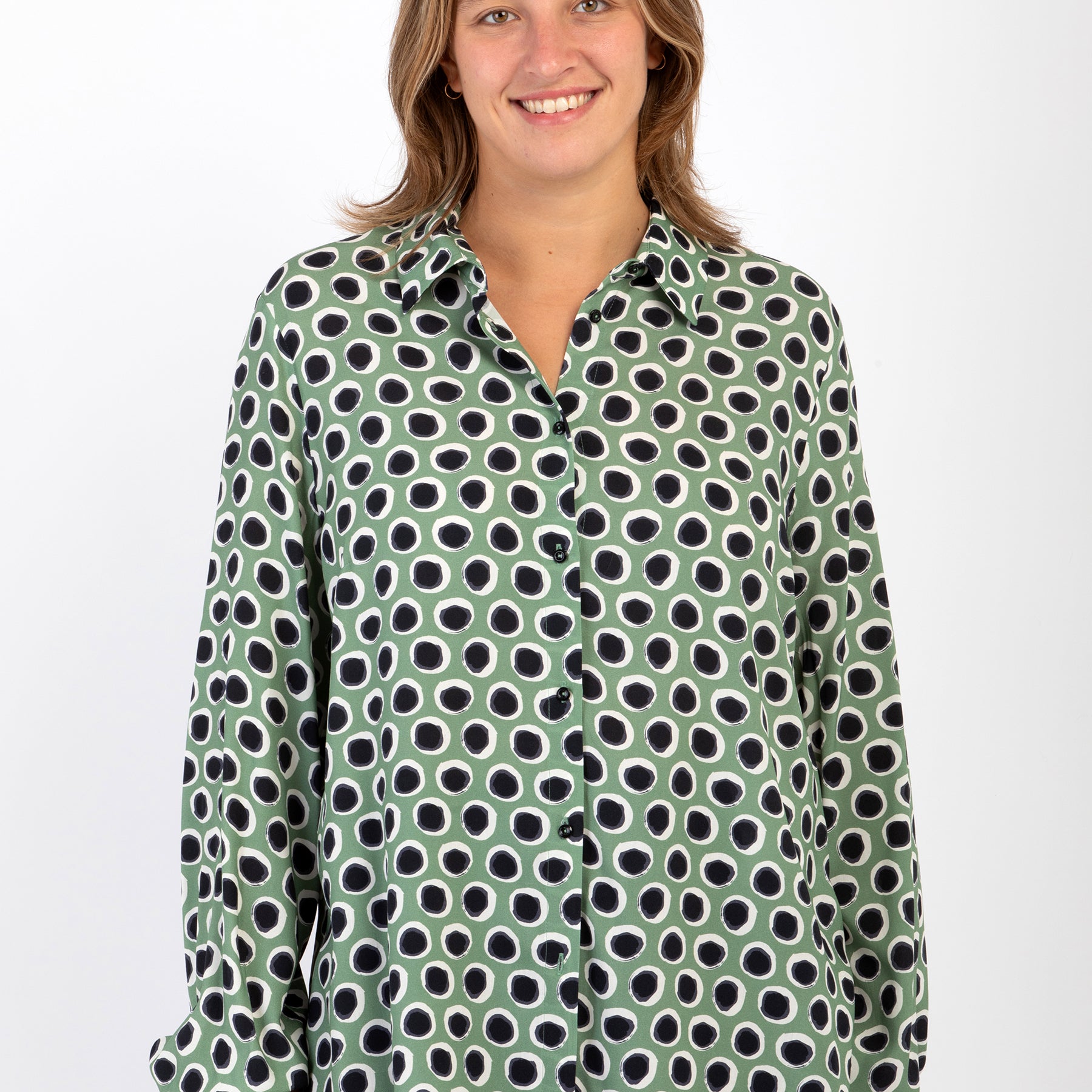 Camicia Donna Manica Lunga Fantasia 100% Viscosa LUISA VIOLA 5305F0-4967