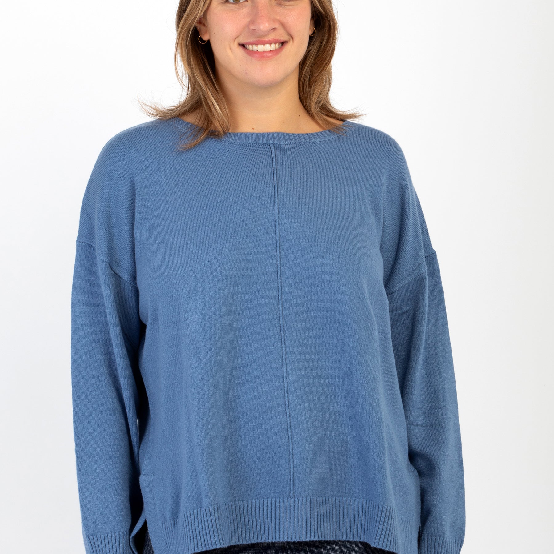 Maglia Donna Manica Lunga Tinta Unita Viscosa Invernale LUISA VIOLA M584L0-69KM