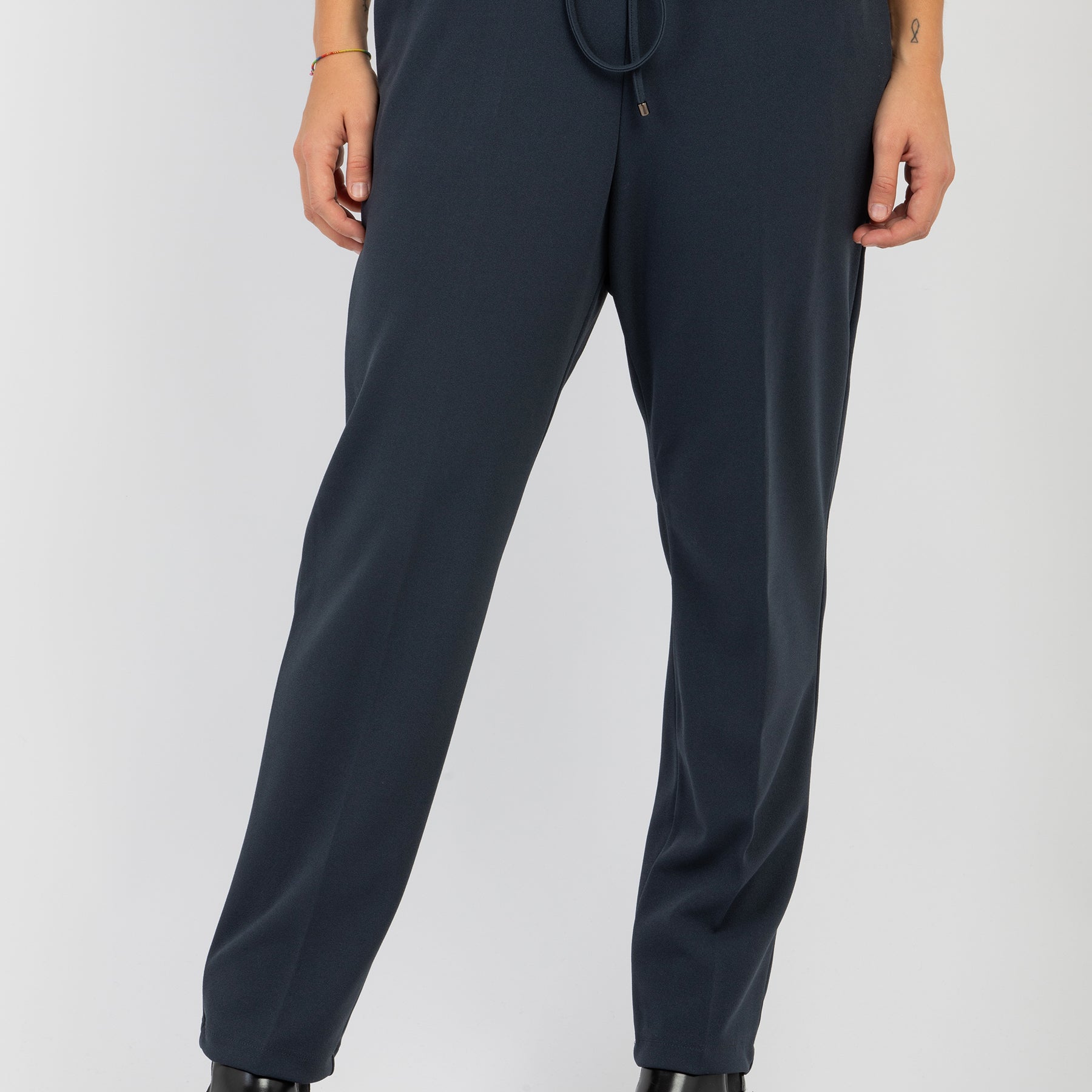 Pantalone Donna Lungo Crepon Coulisse In Vita LUISA VIOLA P861F0-9340