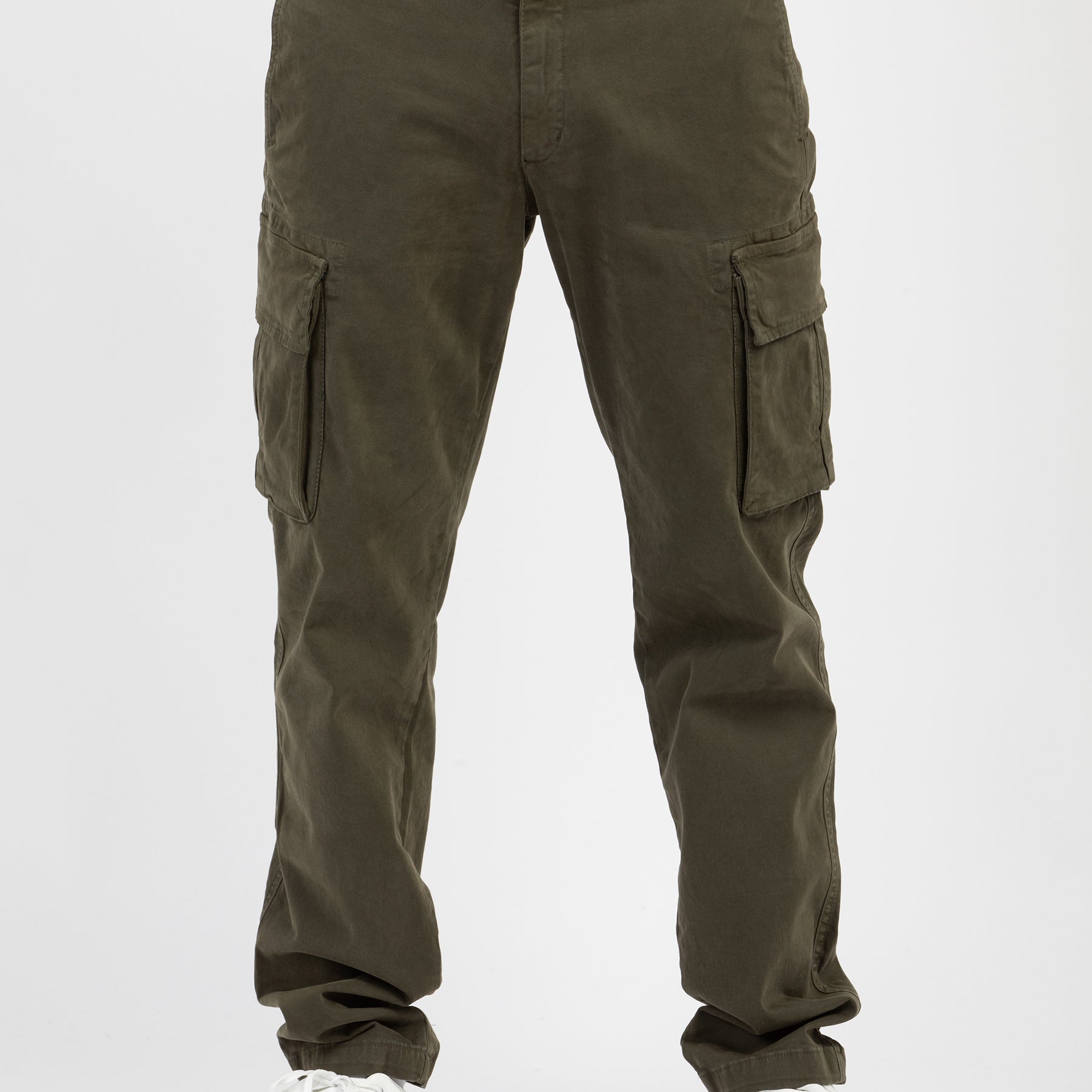 LUMBERJACK Pantalone Lungo Uomo Cargo Tasconato Cotone Felpato ART. CARGO