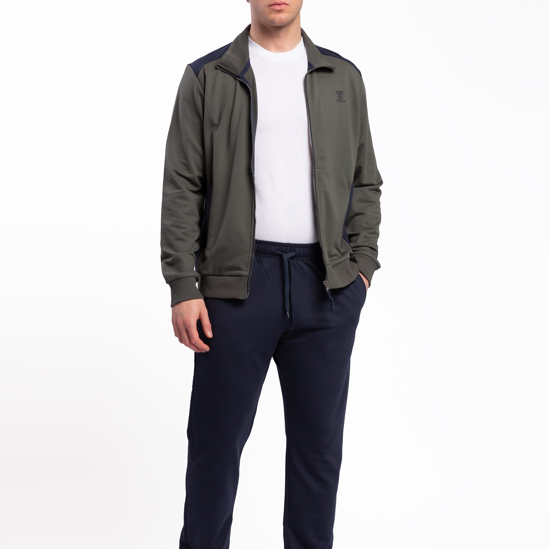 Tuta uomo apertura zip cotone leggero F.LLI CAMPAGNOLO 8E77443/8E78443