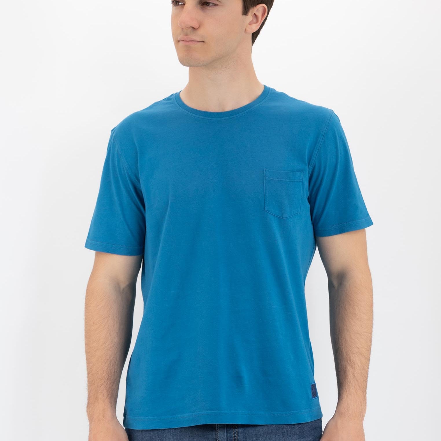 T-shirt girocollo con taschino MARKUP MK11016