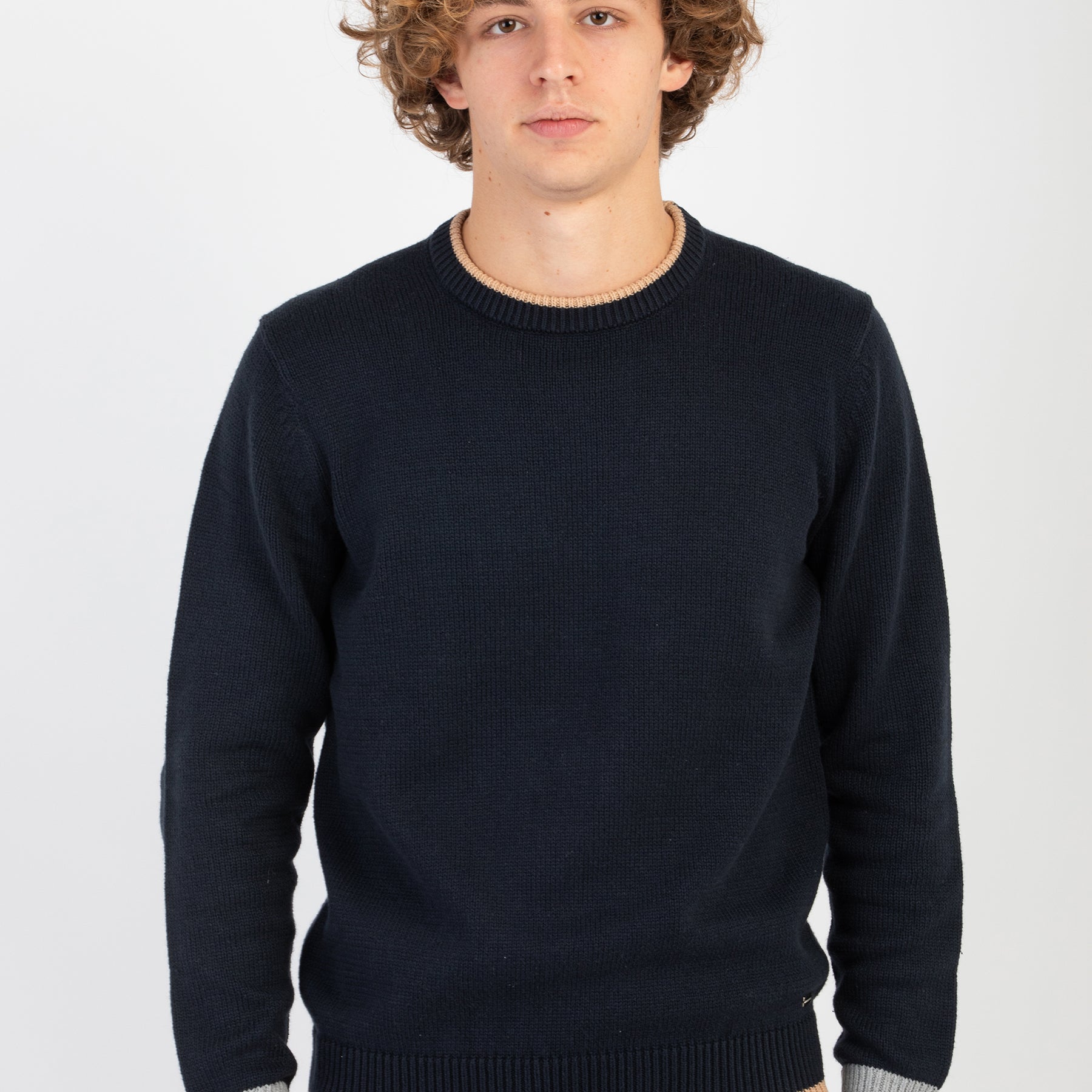 Maglia Uomo Girocollo Lana e Cotone MARKUP MK790109