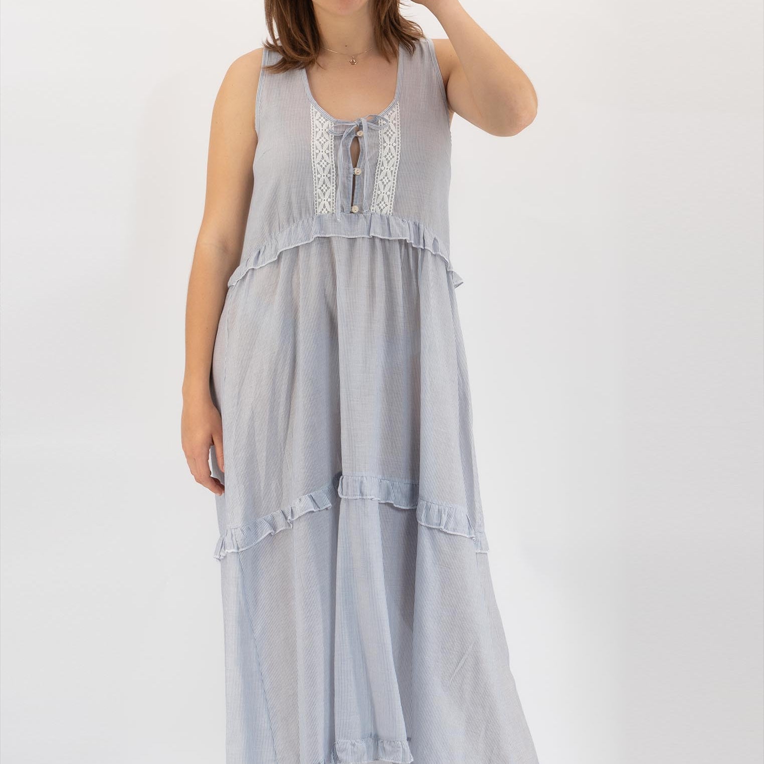 Abito con Inserti in Sangallo MARKUP MW461240