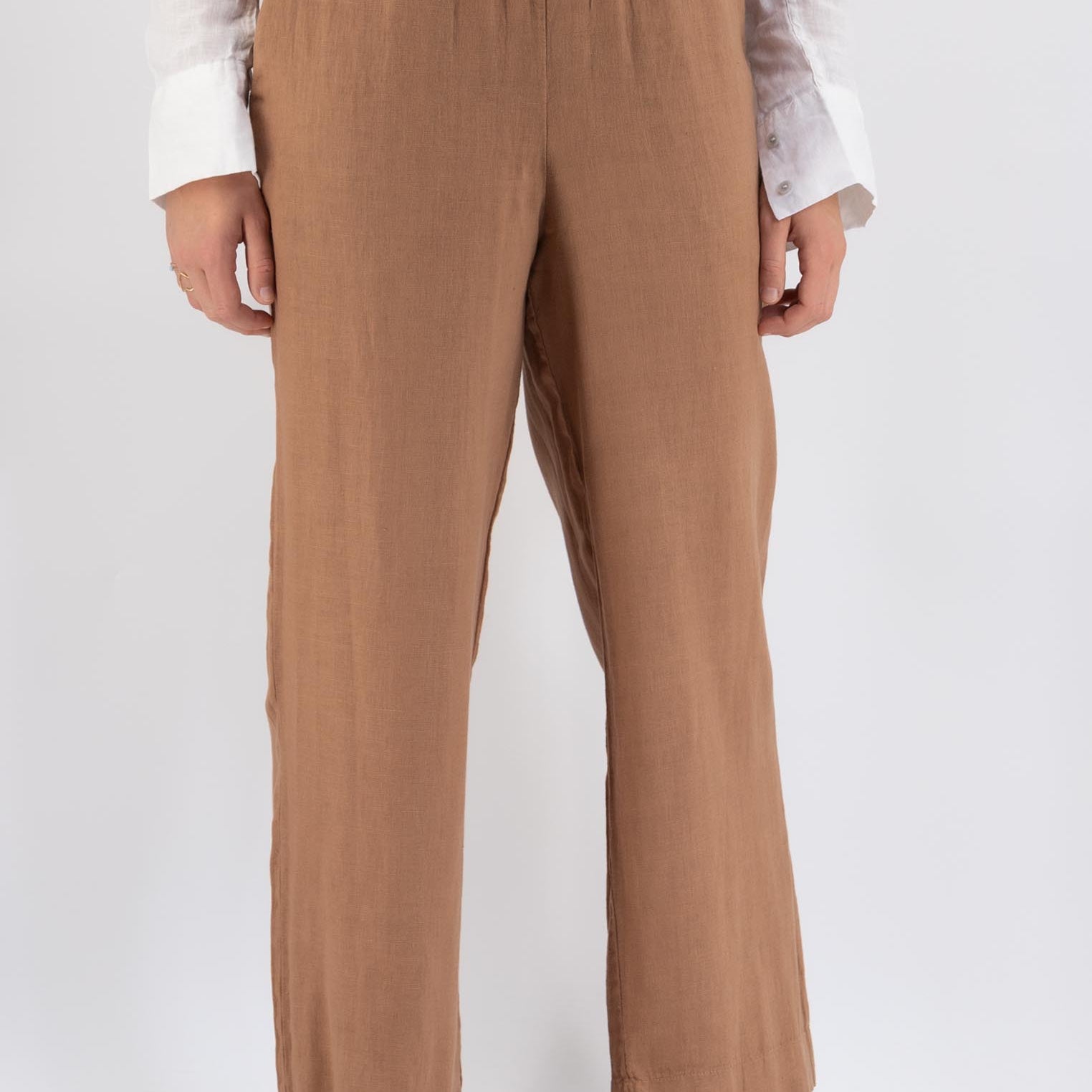 Pantalone Palazzo in Lino MARKUP MW465035