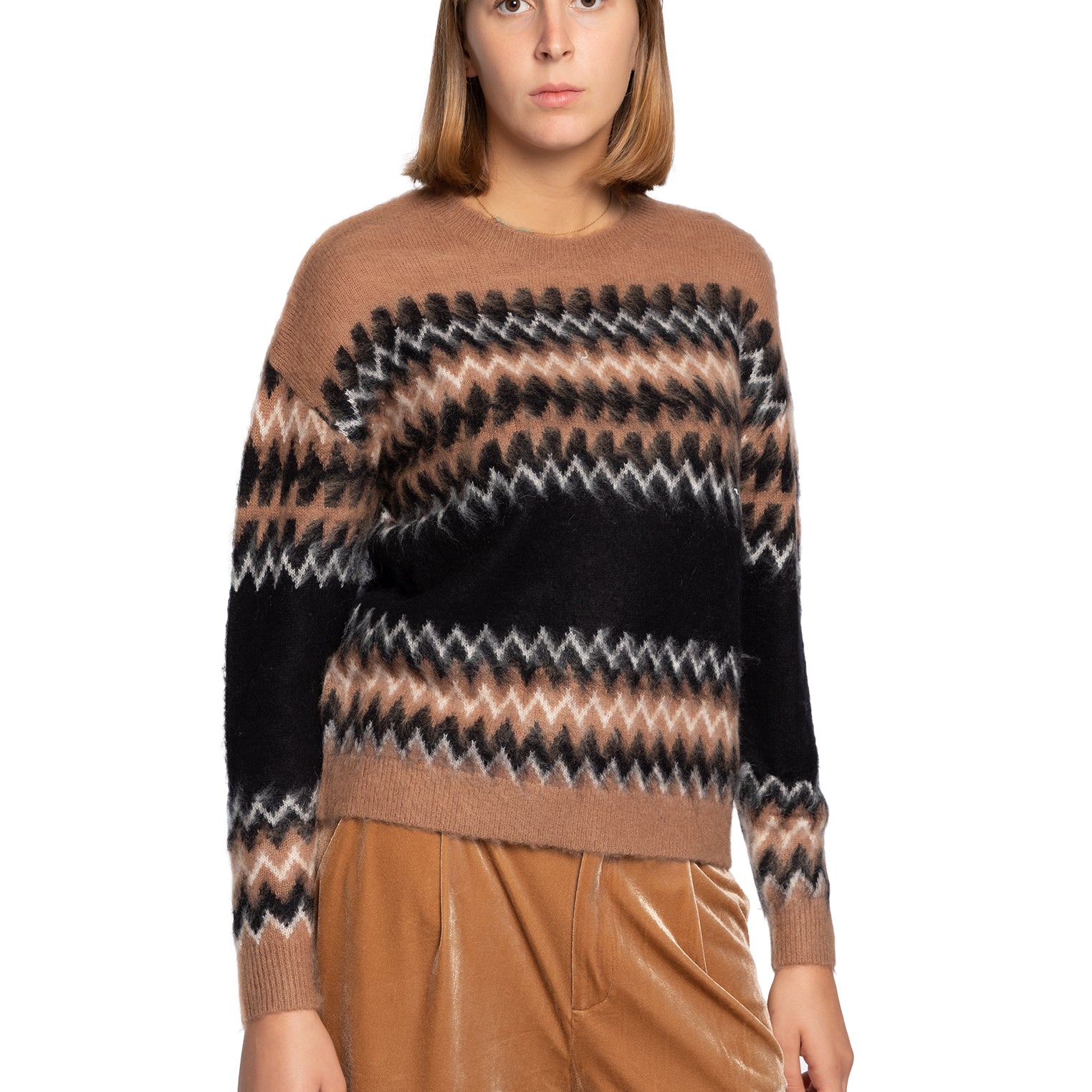Maglia Girocollo Jacquard Perù MARKUP MW560115