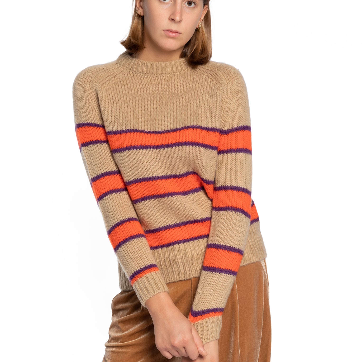 Maglia Girocollo con righe orizzontali MARKUP MW560116