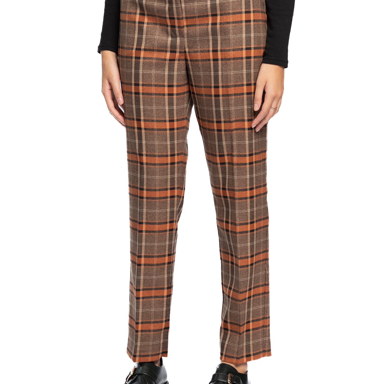 Pantalone Sigaretta a quadri scozzese MARKUP MW565136