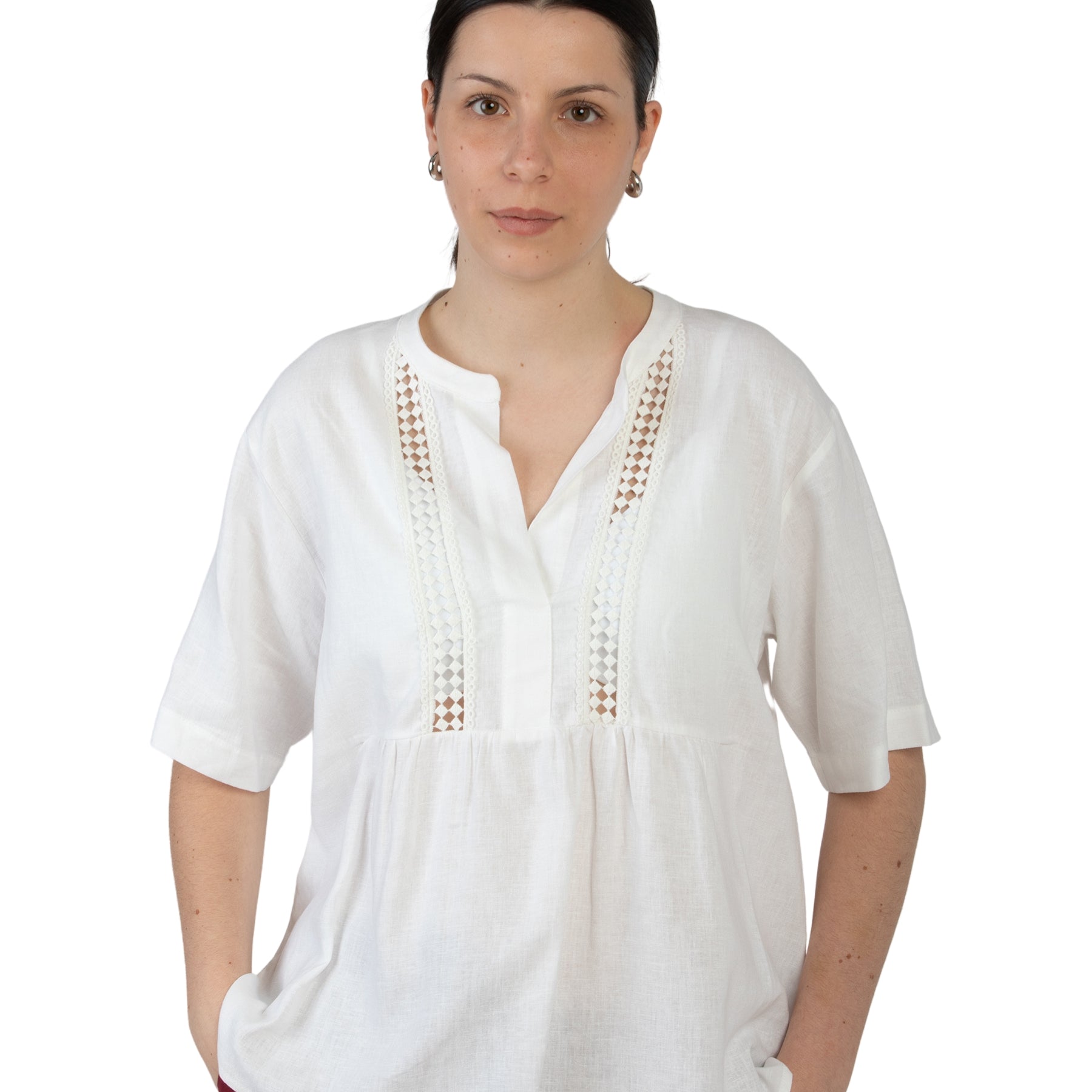 Casacca Donna Mezza Manica Lino Viscosa MARKUP MW661109
