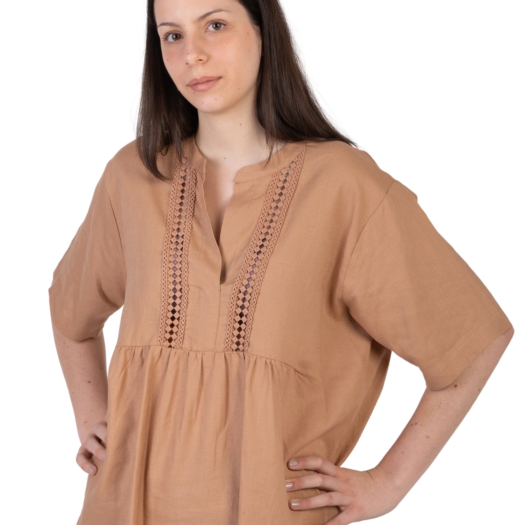 Casacca Donna Mezza Manica Lino Viscosa MARKUP MW661109