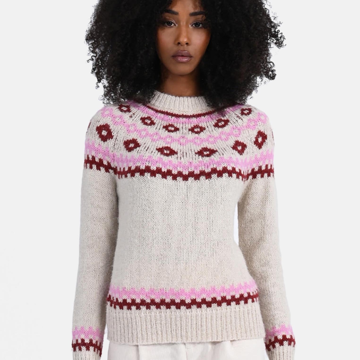 Maglia Jacquard etnico MOLLY BRACKEN LAR244BH