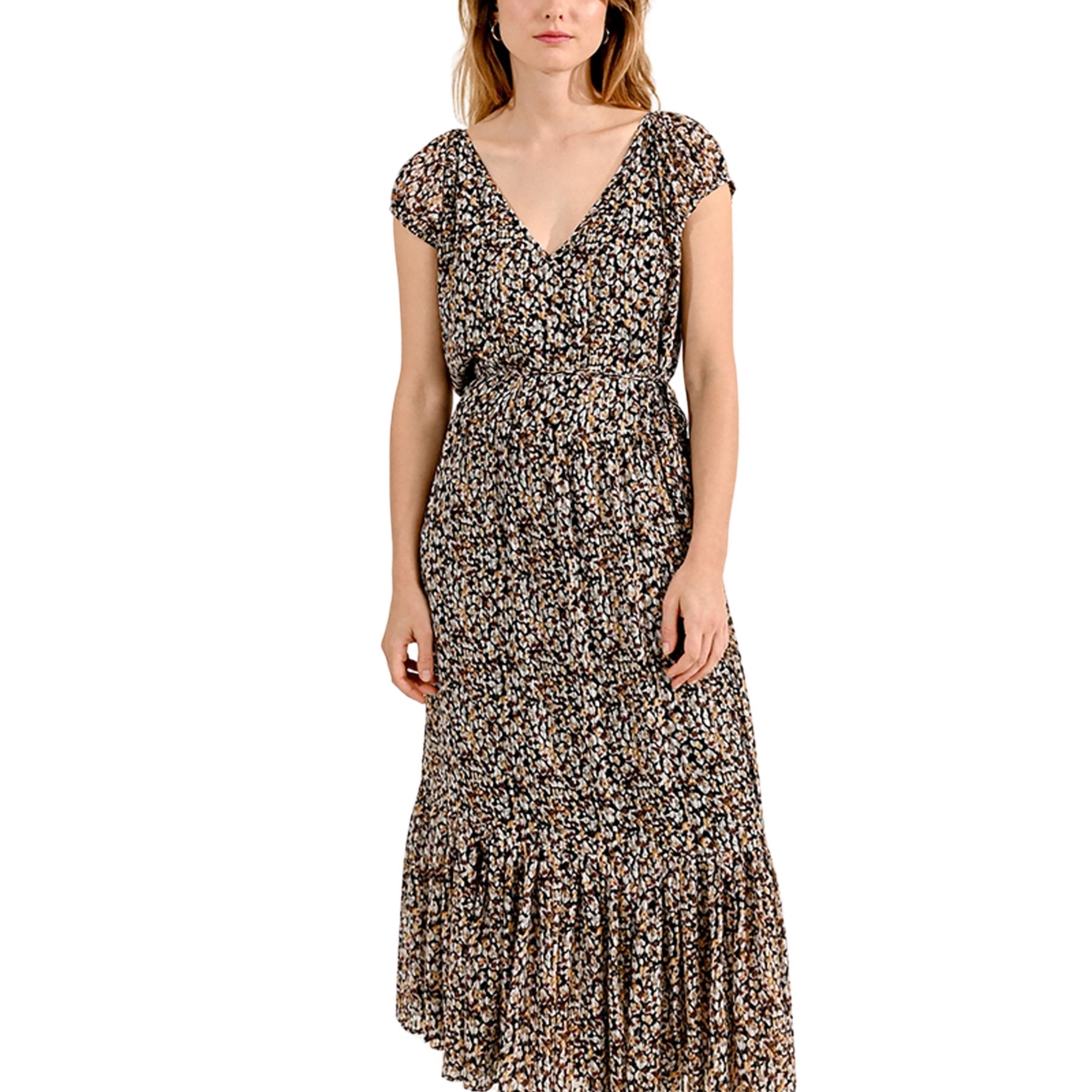 MOLLY BRACKEN TS131CP Abito Senza Maniche Fantasia