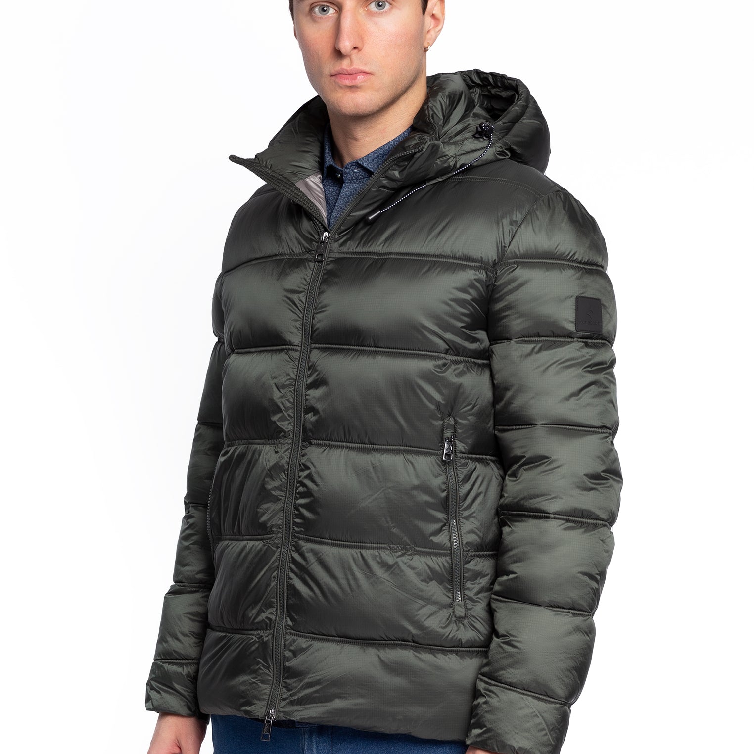 Piumino con cappuccio removibile in Nylon NAVIGARE NVD0602