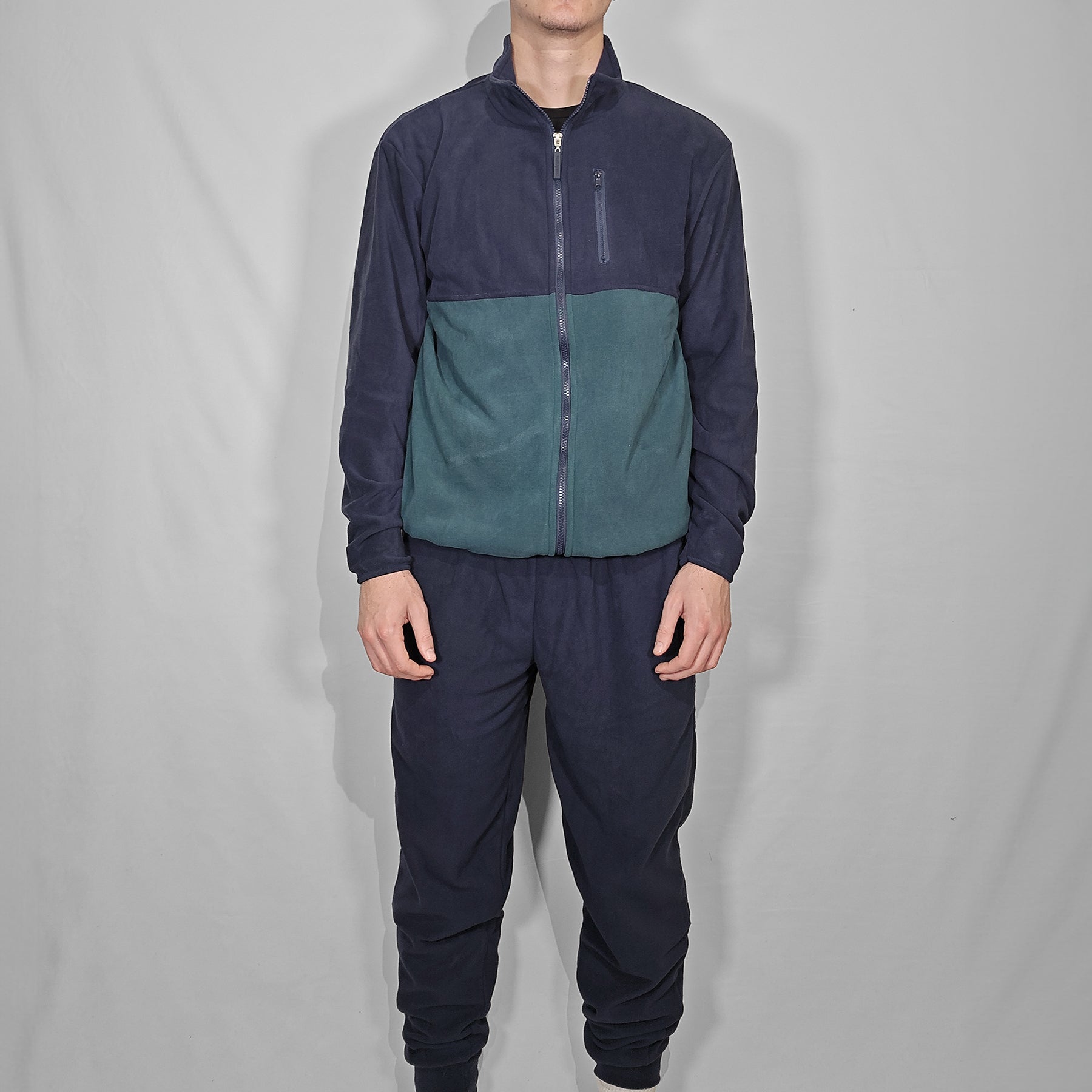 NOI DI NOTTE Tuta Uomo in Pile con Zip Morbida e calda ART. FC003190