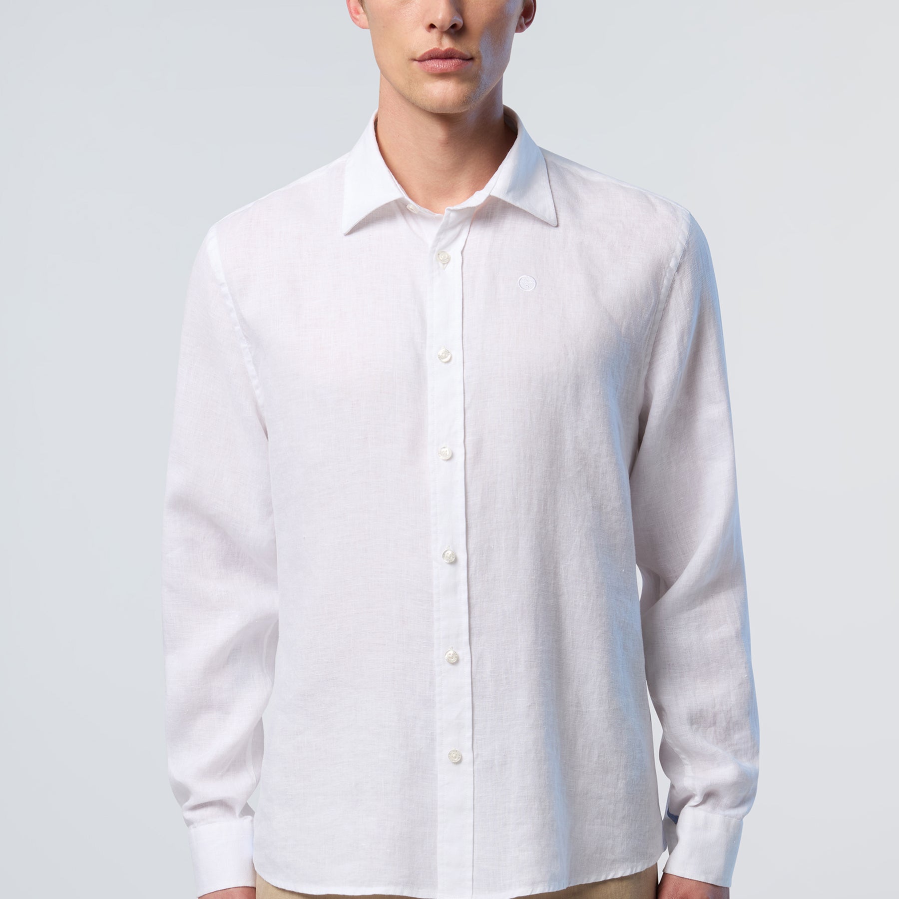 Camicia Uomo Manica Lunga 100% Lino NORTH SAILS 664368