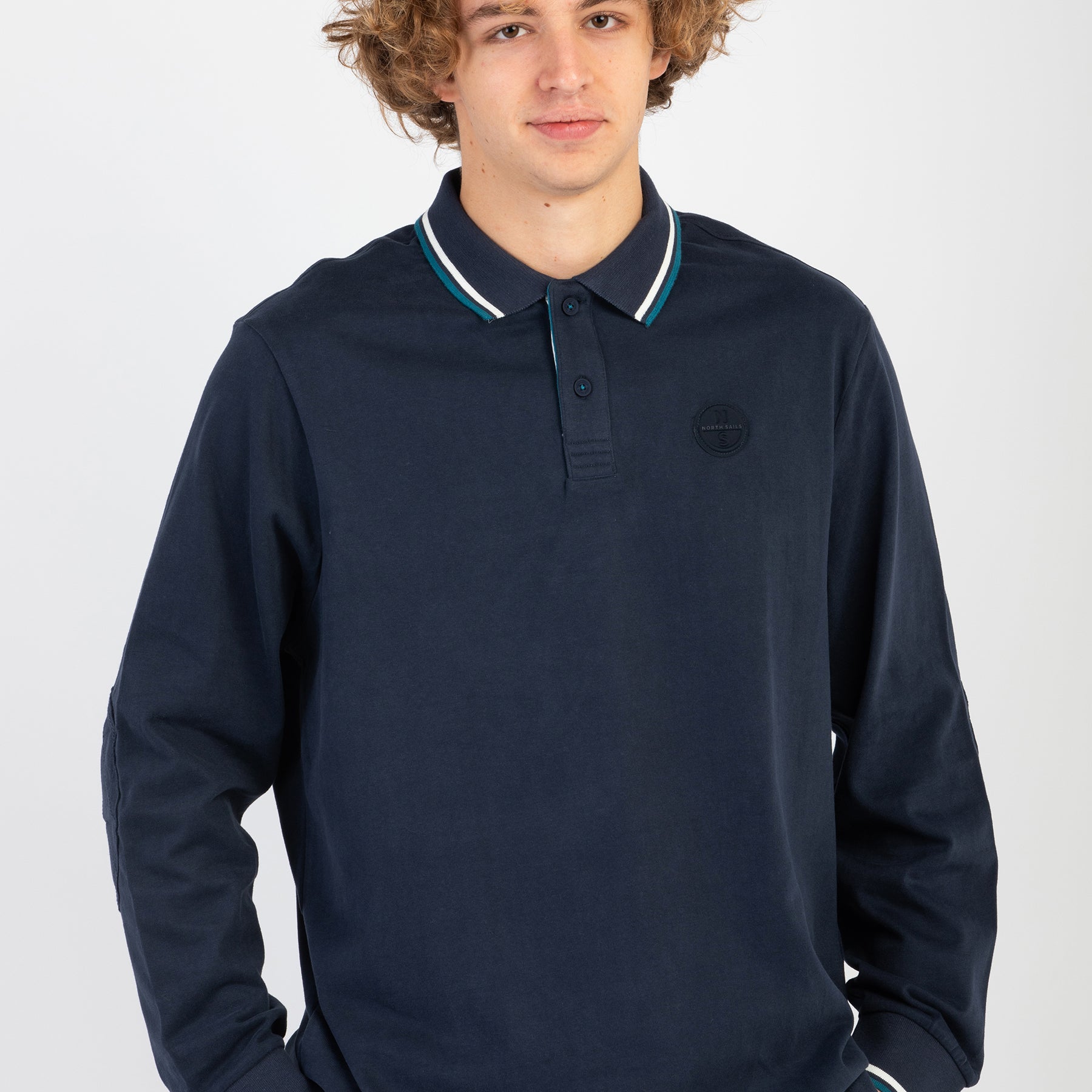 Polo Uomo Manica Lunga Cotone Felpato NORTH SAILS 692336