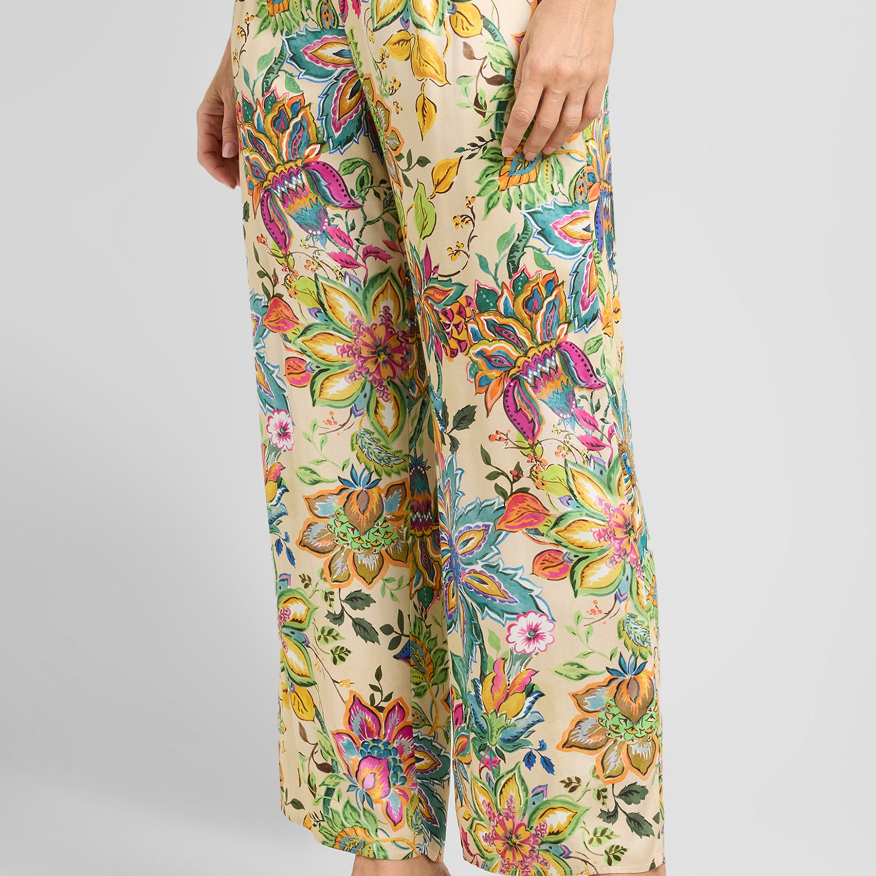 Pantalone Donna Fantasia 100% Viscosa Leggera LUISA VIOLA P298F0-4881