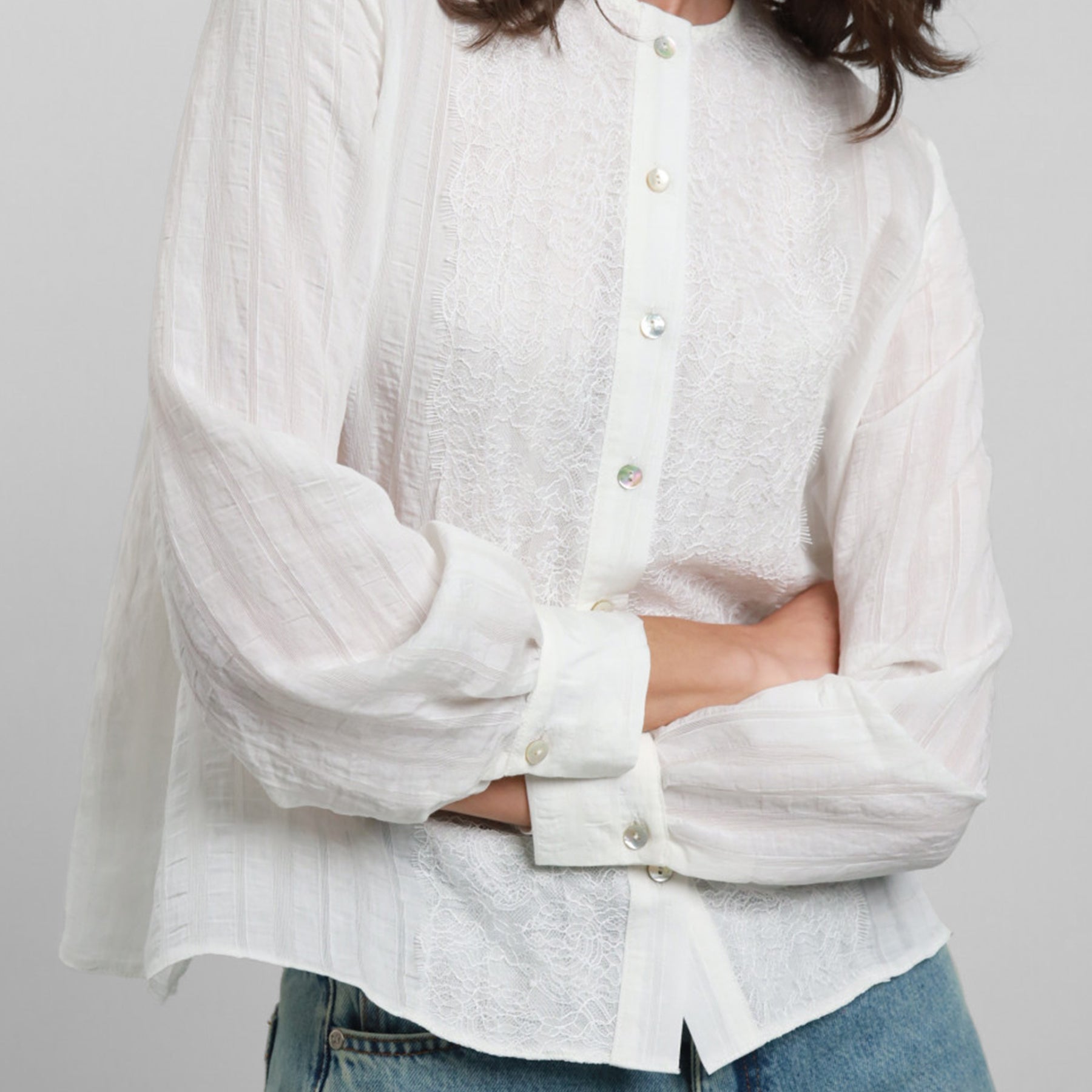 Camicia Donna Manica Lunga Coreana Modal SUSY MIX PP167T261