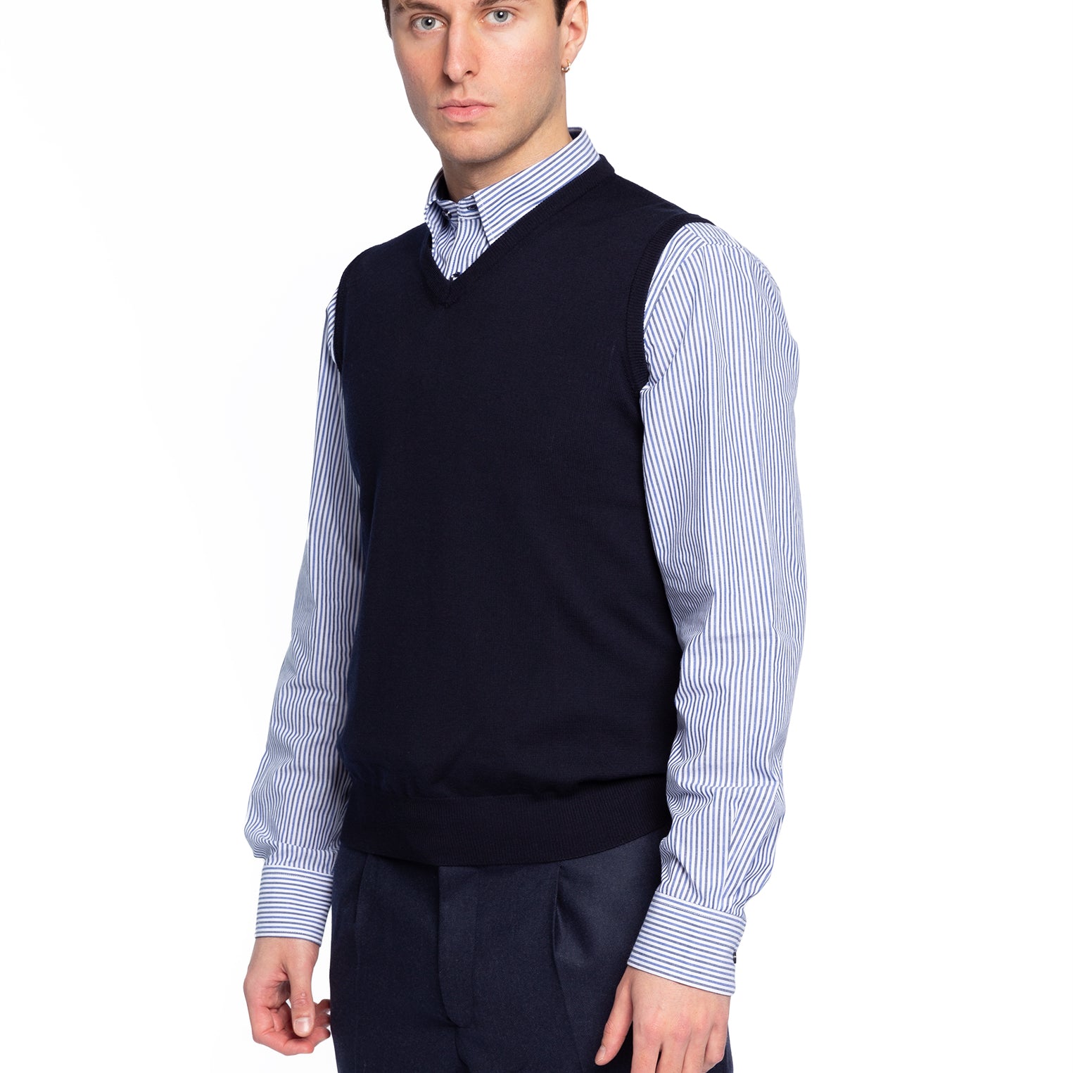 Gilet Uomo in 100% lana Merinos PREMODE