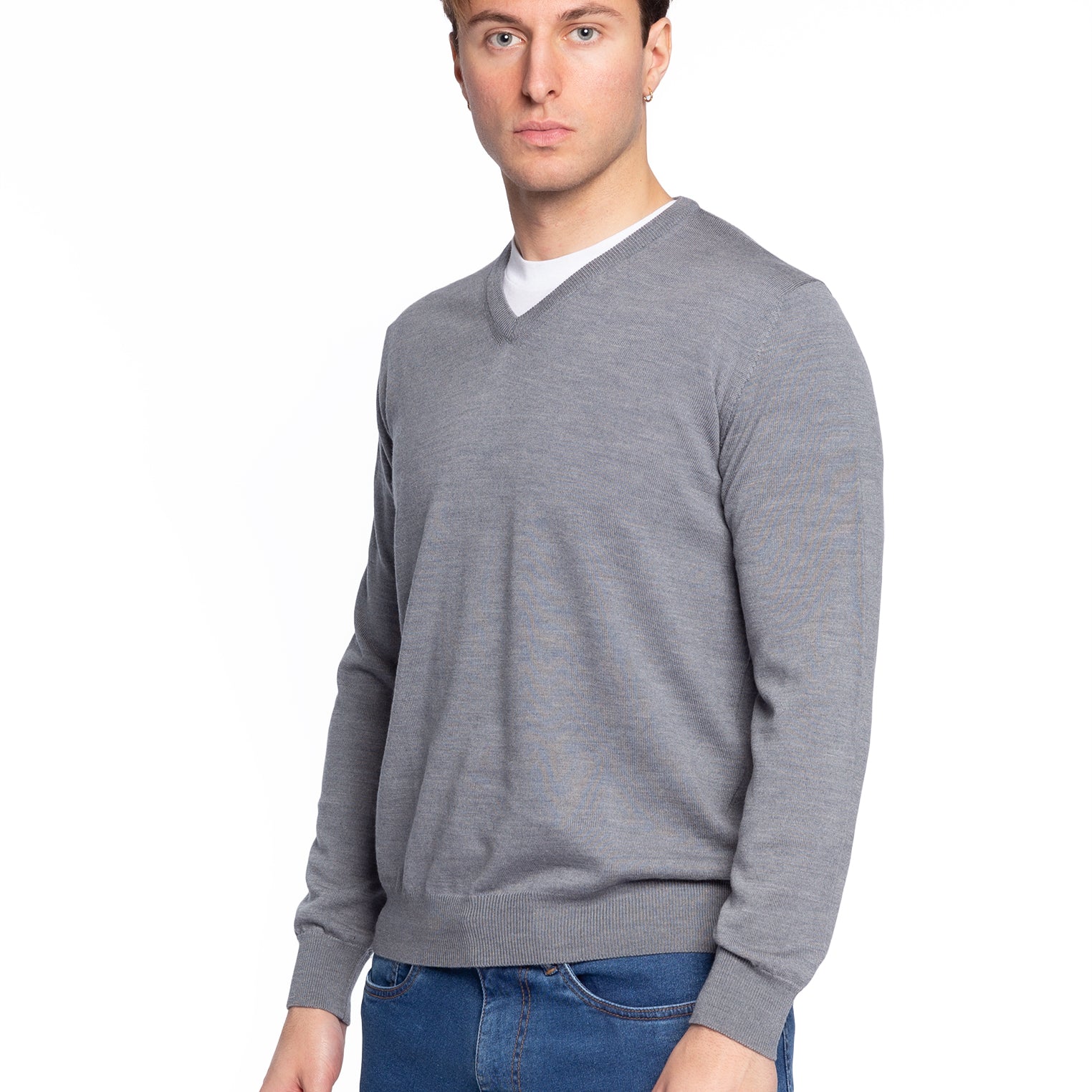 Pullover Uomo in 100% Lana Merinos PREMODE