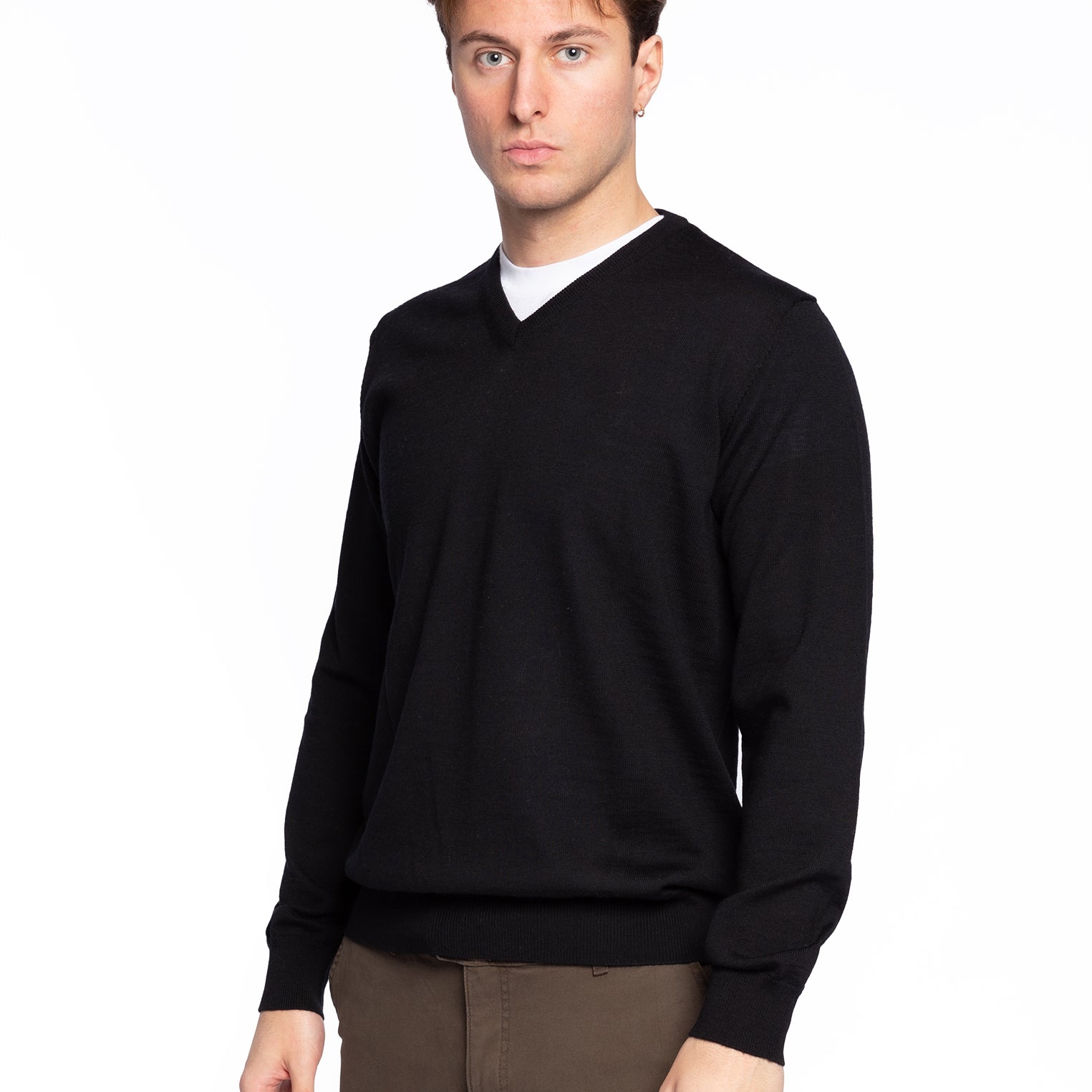 Pullover Uomo in 100% Lana Merinos PREMODE