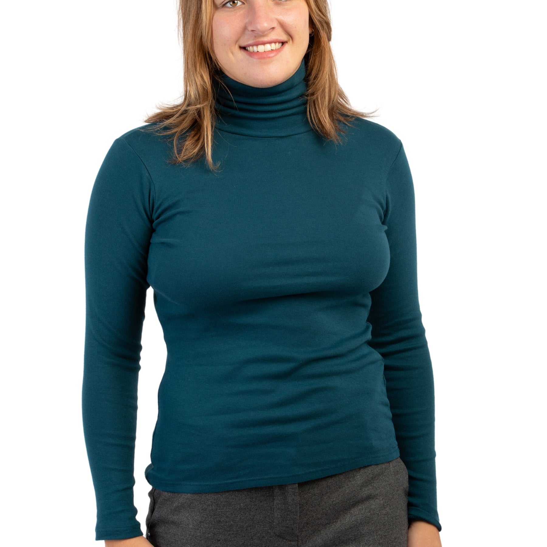 RAGNO Maglia Dolcevita Donna in Thermo Cotton – Sottogiacca Calda e Confortevole