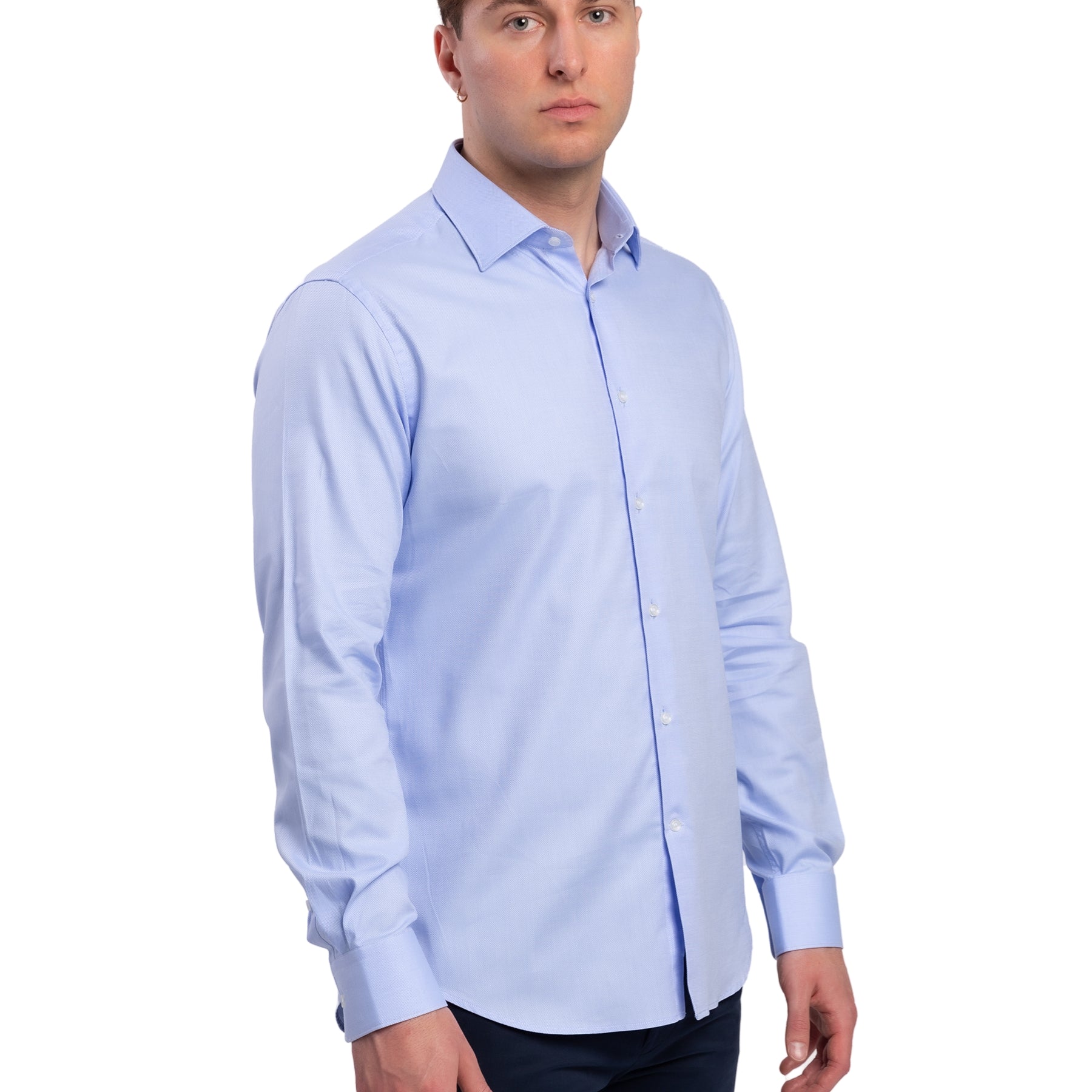Camicia Uomo Slim Fit 100% Cotone Oxford INGRAM 3H369