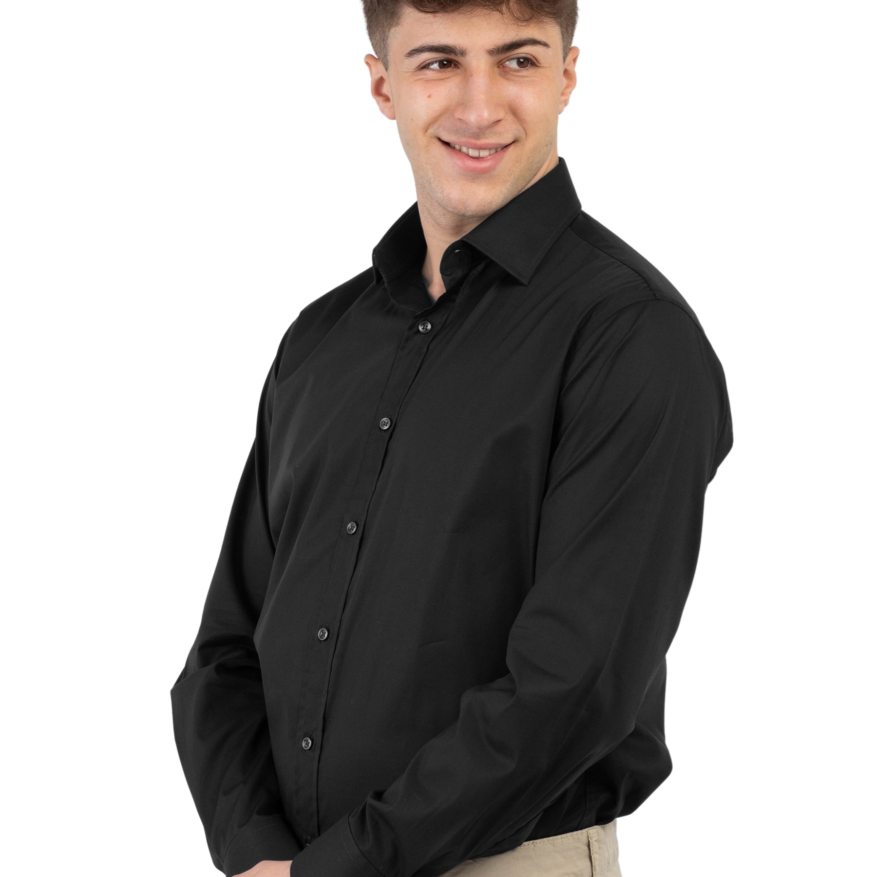 Camicia Uomo Regular Cotone Elasticizzato INGRAM 2K148
