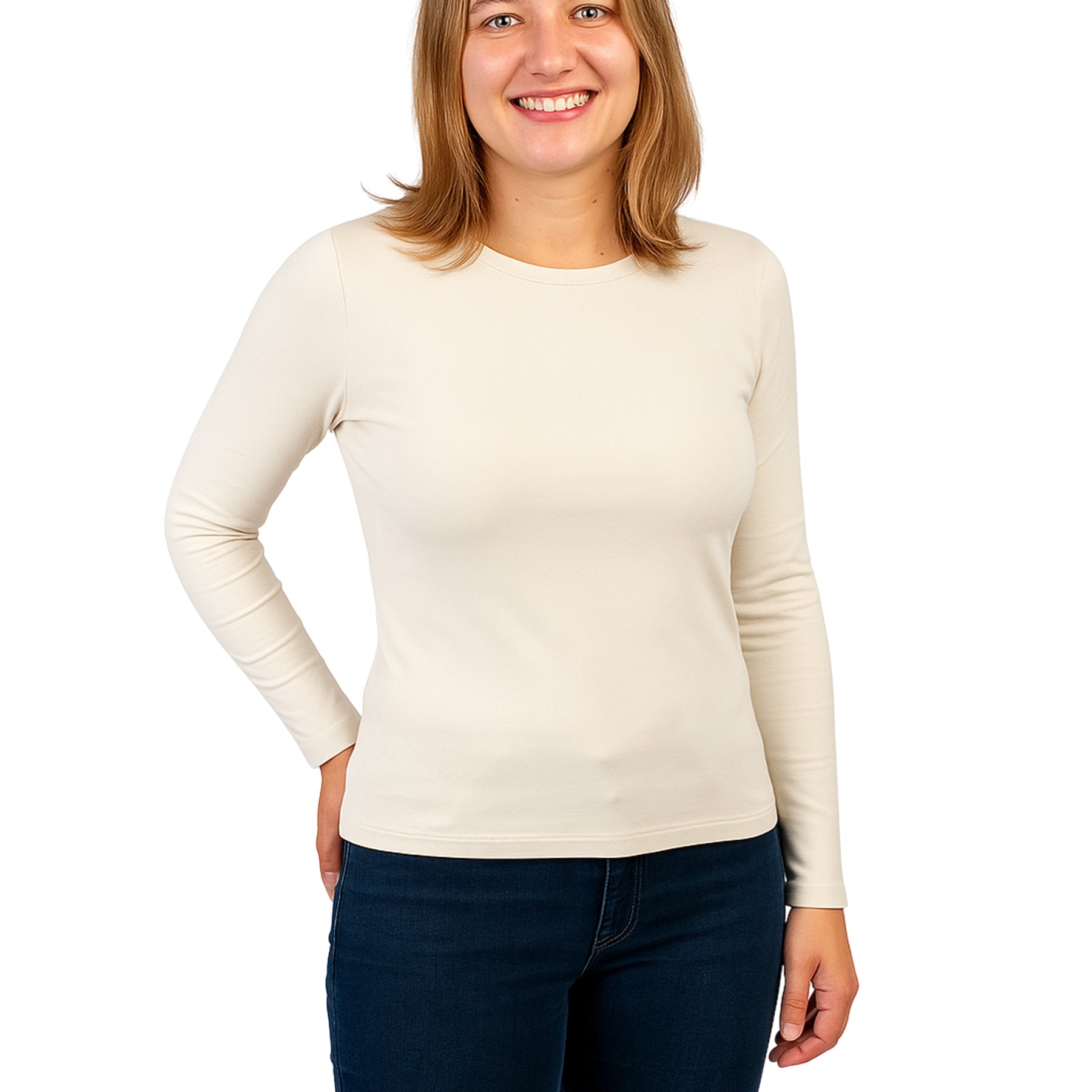 RAGNO Maglia termica donna in cotone Thermo Cotton – Sottogiacca caldo e confortevole