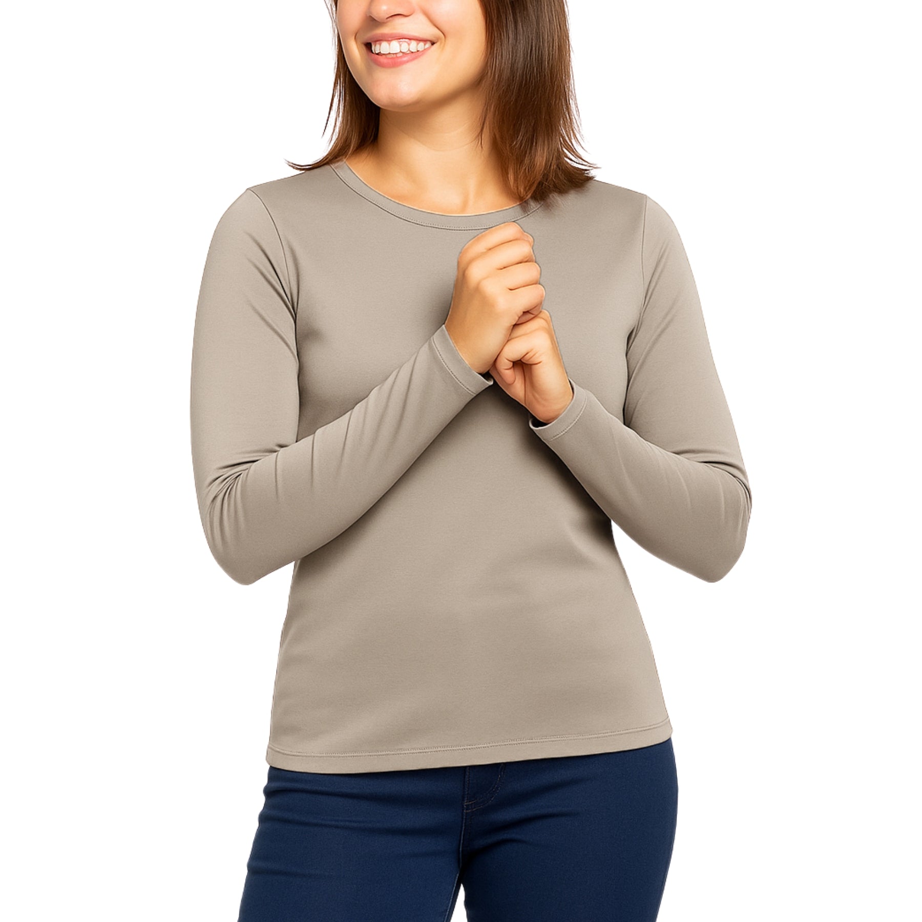 RAGNO Maglia termica donna in cotone Thermo Cotton – Sottogiacca caldo e confortevole