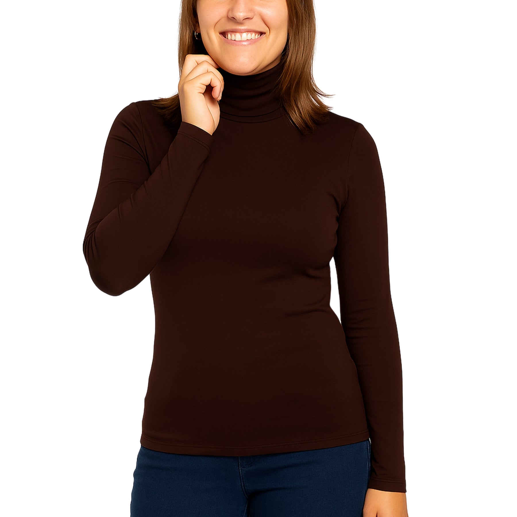 RAGNO Maglia Dolcevita Donna in Thermo Cotton – Sottogiacca Calda e Confortevole