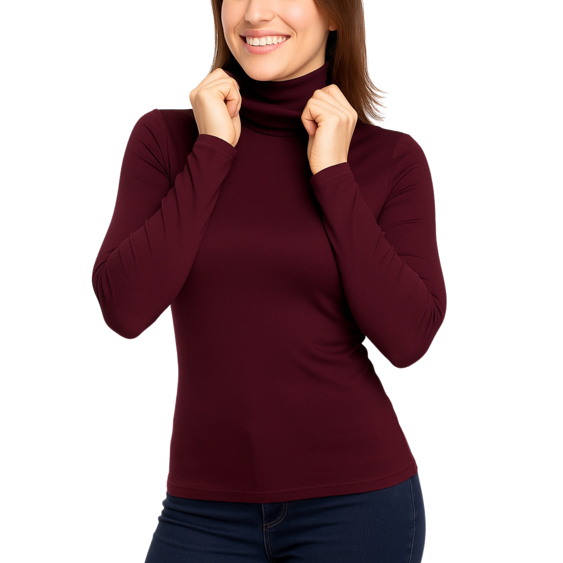 RAGNO Maglia Dolcevita Donna in Thermo Cotton – Sottogiacca Calda e Confortevole