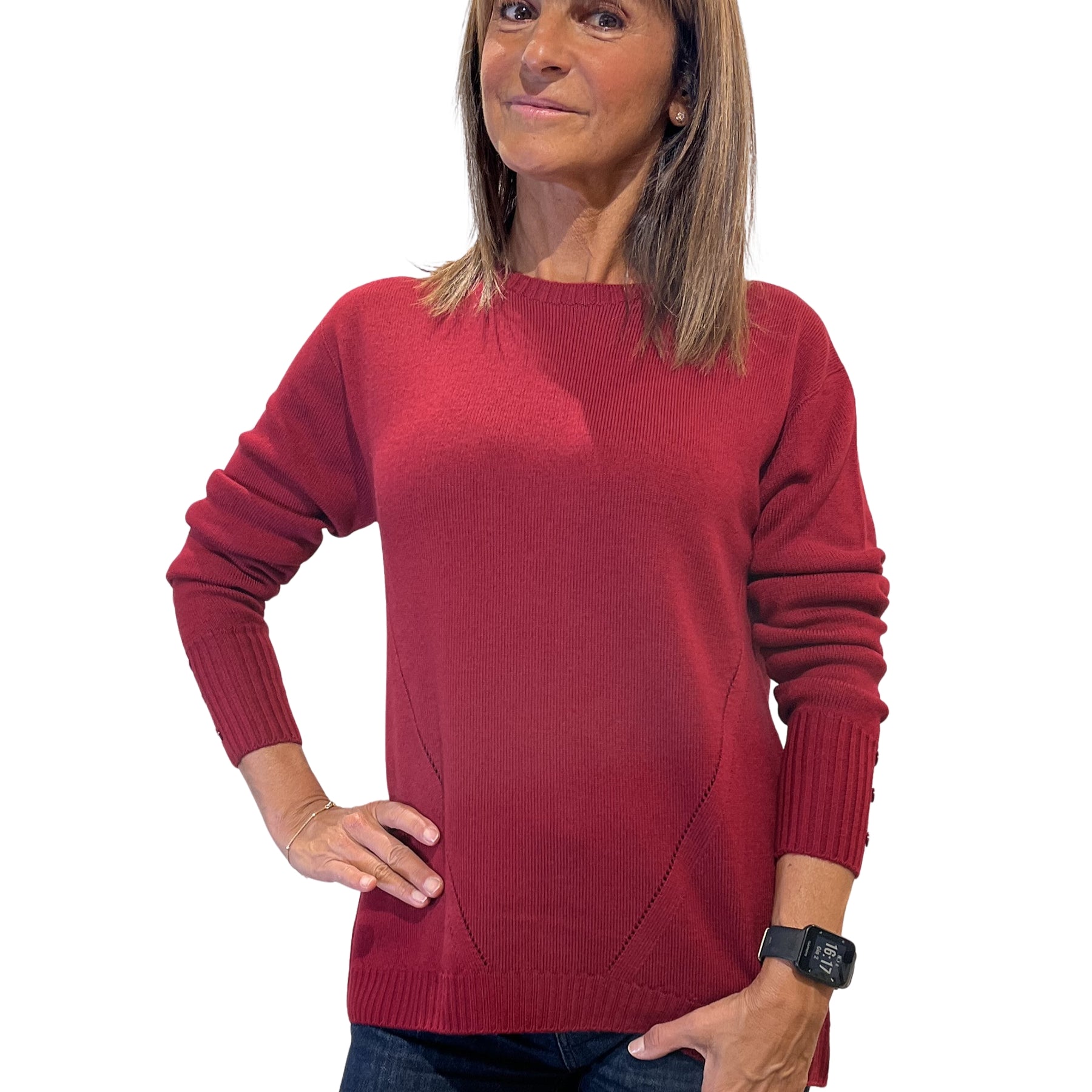 CARLA FERRONI Maglia Donna Manica Lunga Pura Lana ART. 4368