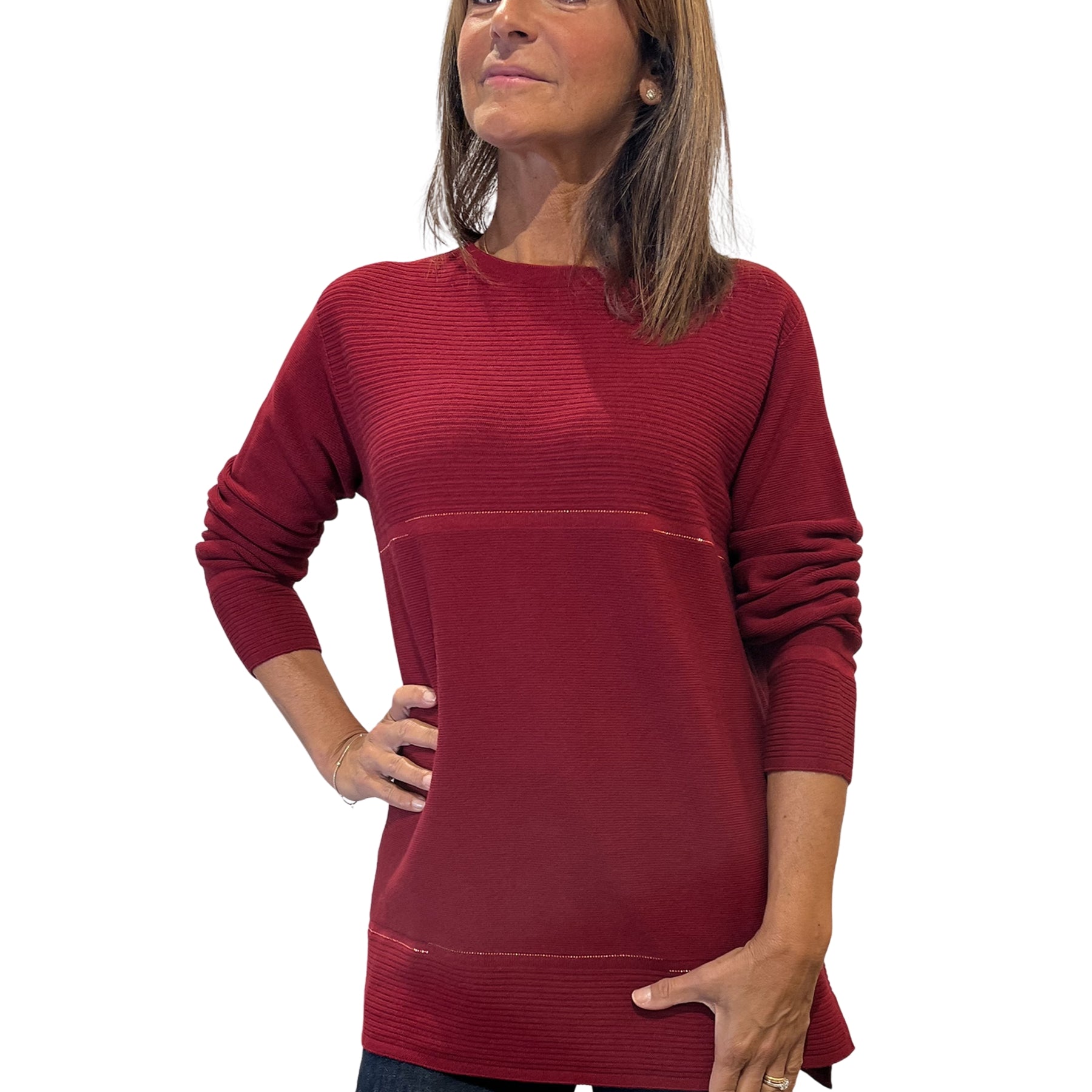 CARLA FERRONI Maglia Donna Manica Lunga Pura Lana ART. 4371