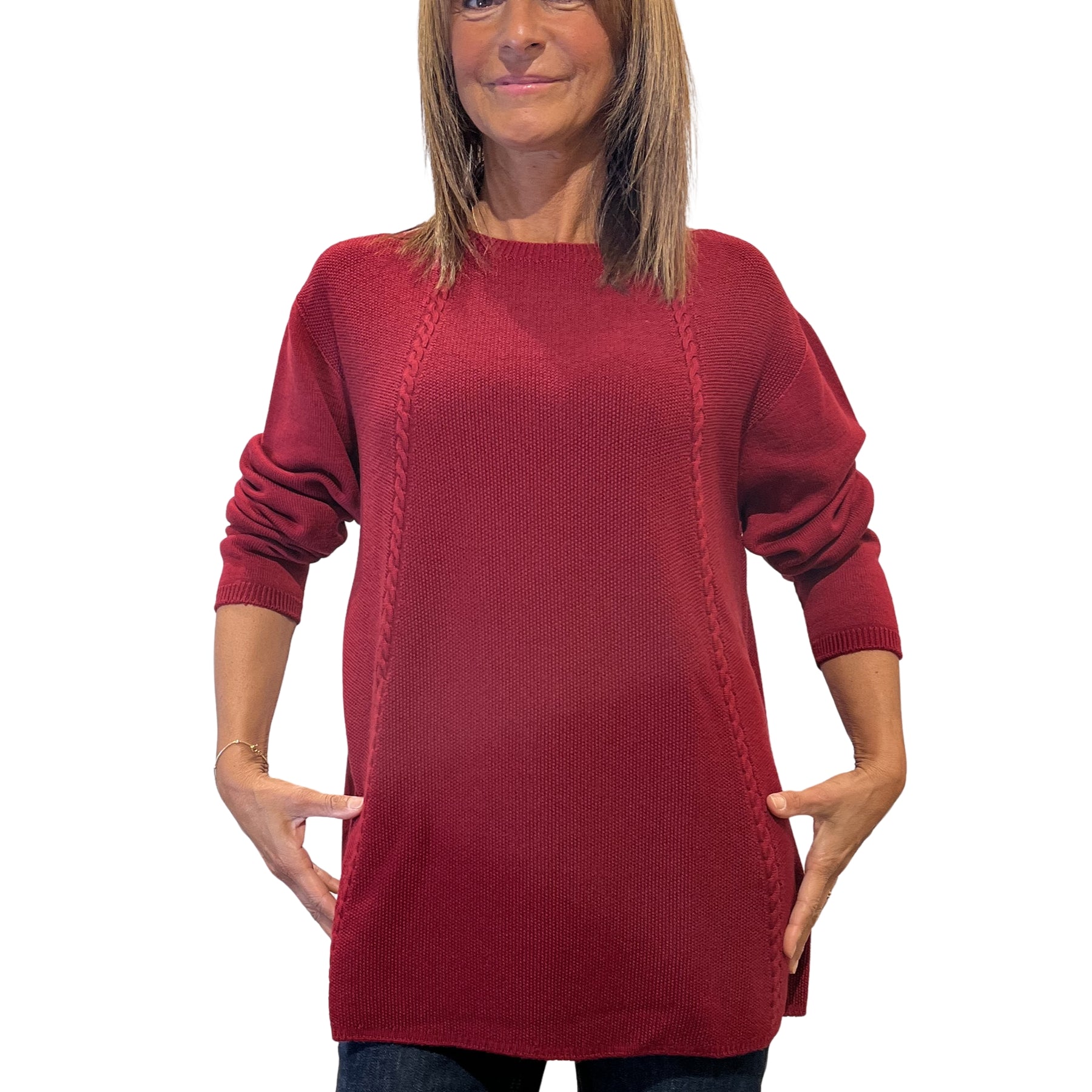CARLA FERRONI Maglia Donna Manica Lunga Pura Lana ART. 4382