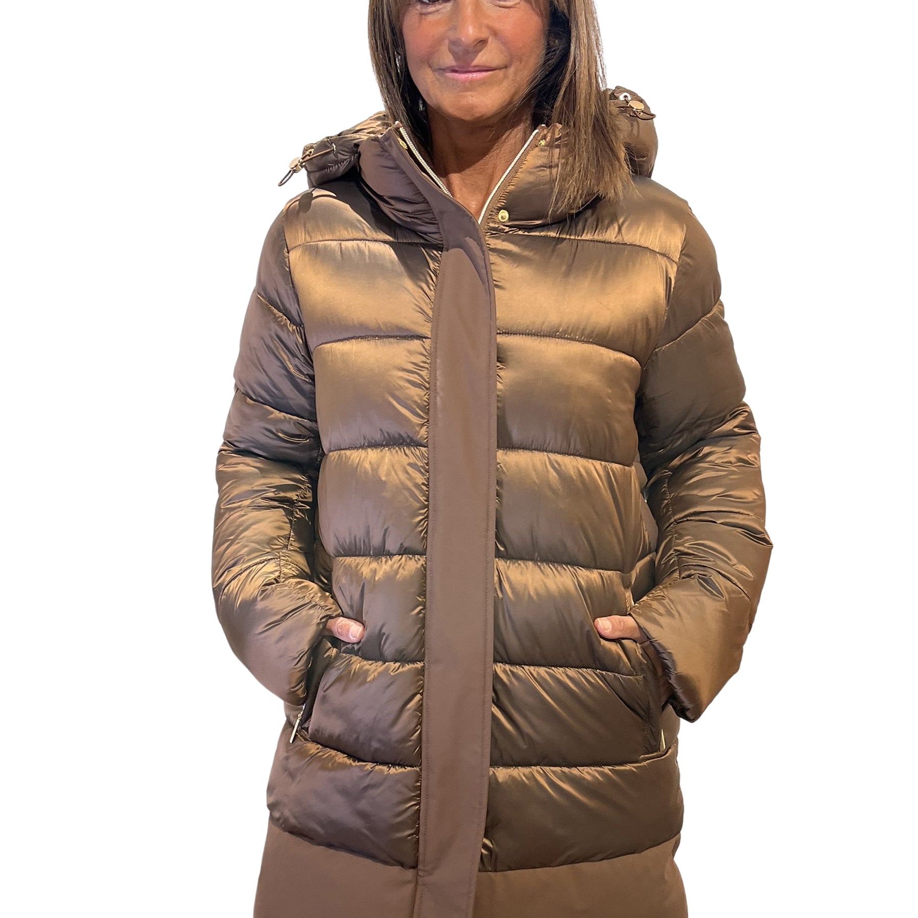 CARLA FERRONI Piumino Donna Invernale Lungo ART. 22183
