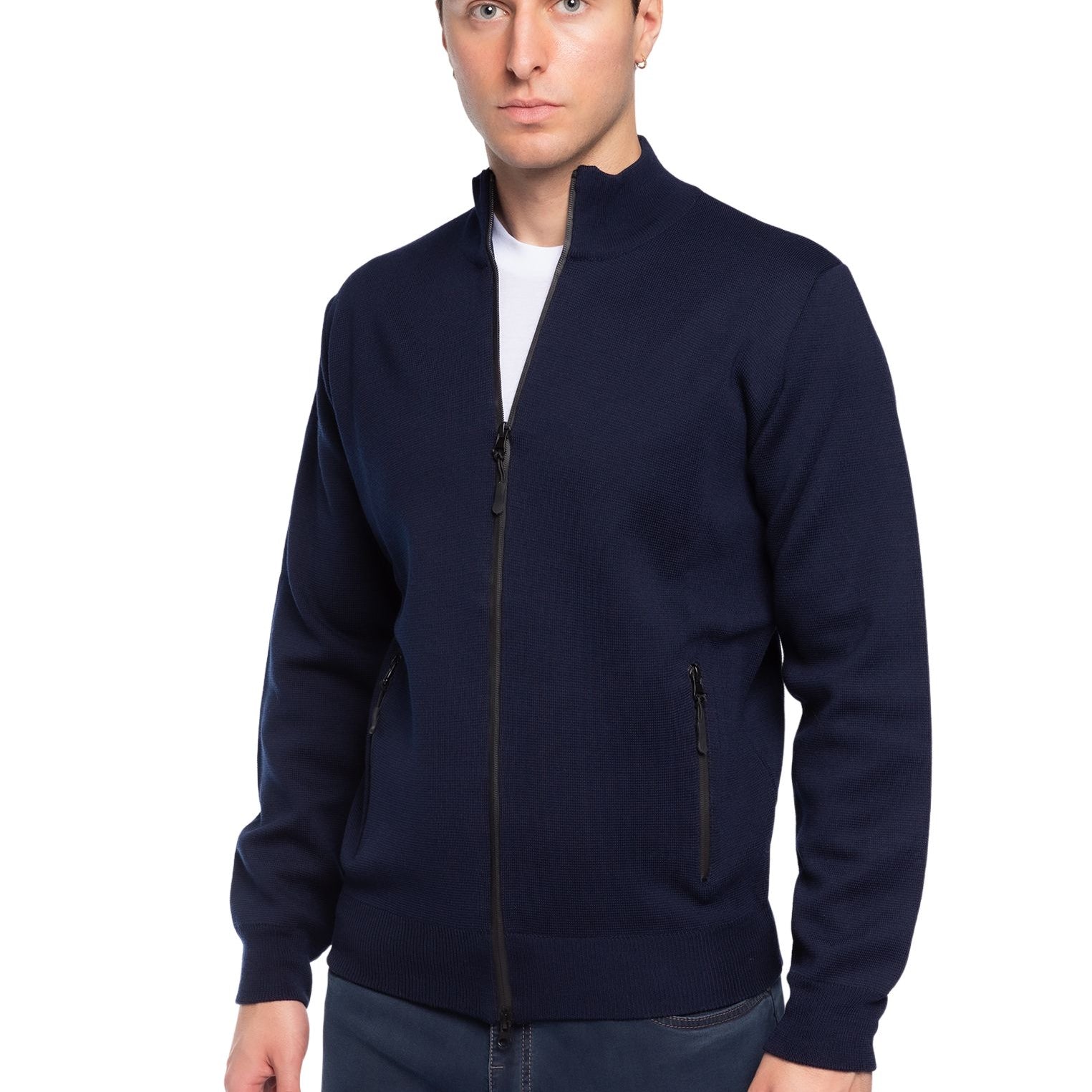 Giacca con zip in Lana SPORTING MARE 1090/170ZT