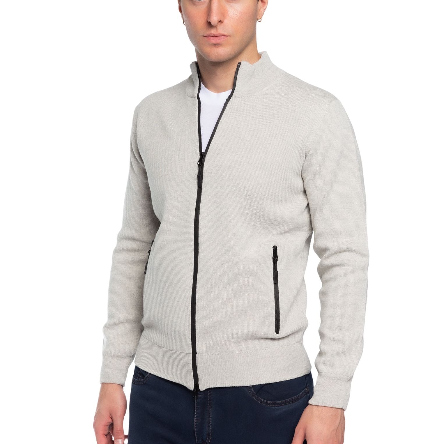 Giacca con zip in Lana SPORTING MARE 1090/170ZT