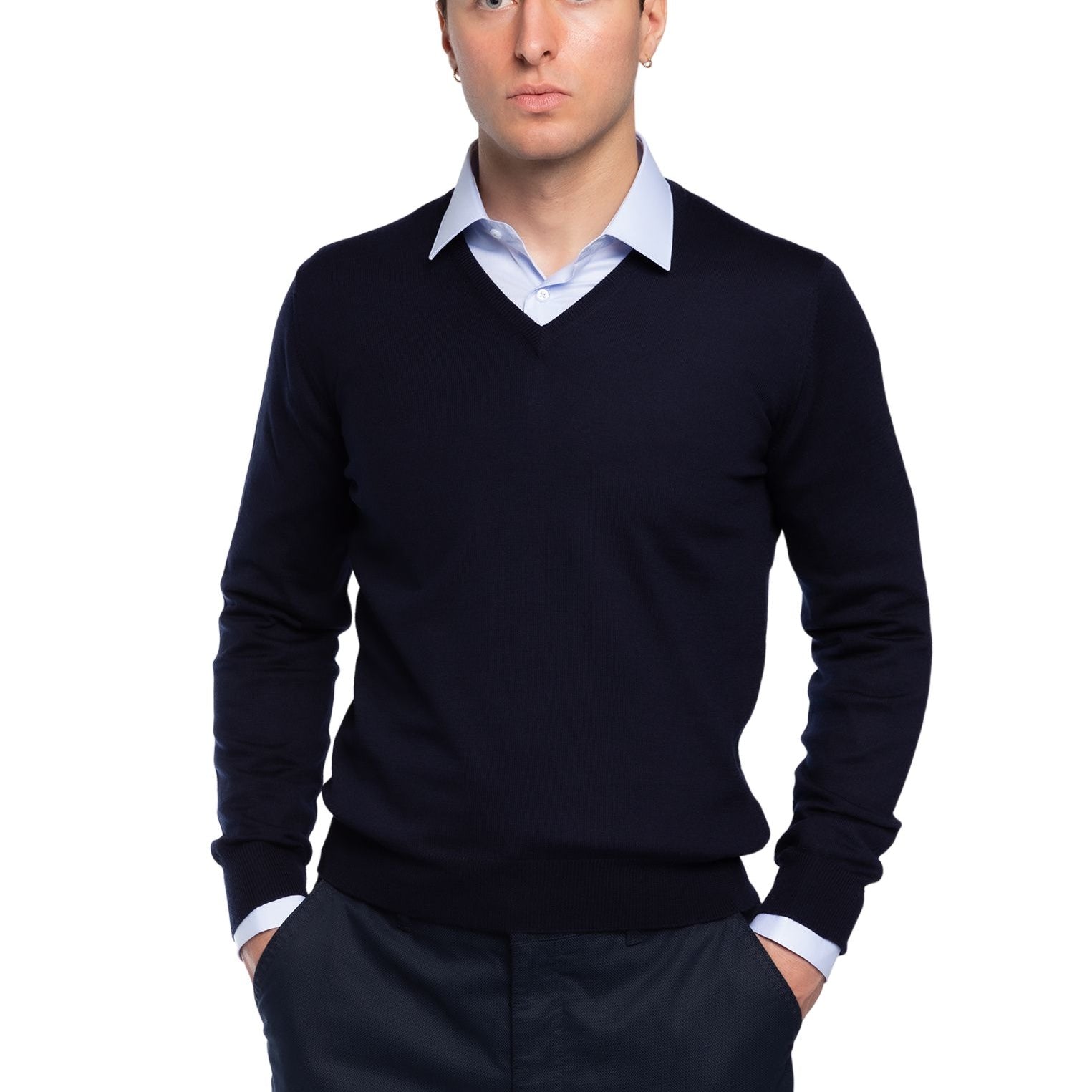 Pullover Uomo in 100% Lana Merinos PREMODE