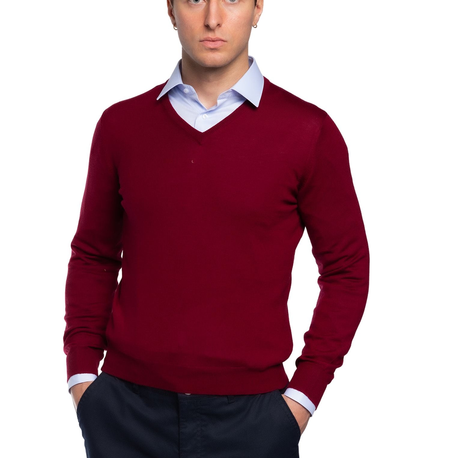 Pullover Uomo in 100% Lana Merinos PREMODE