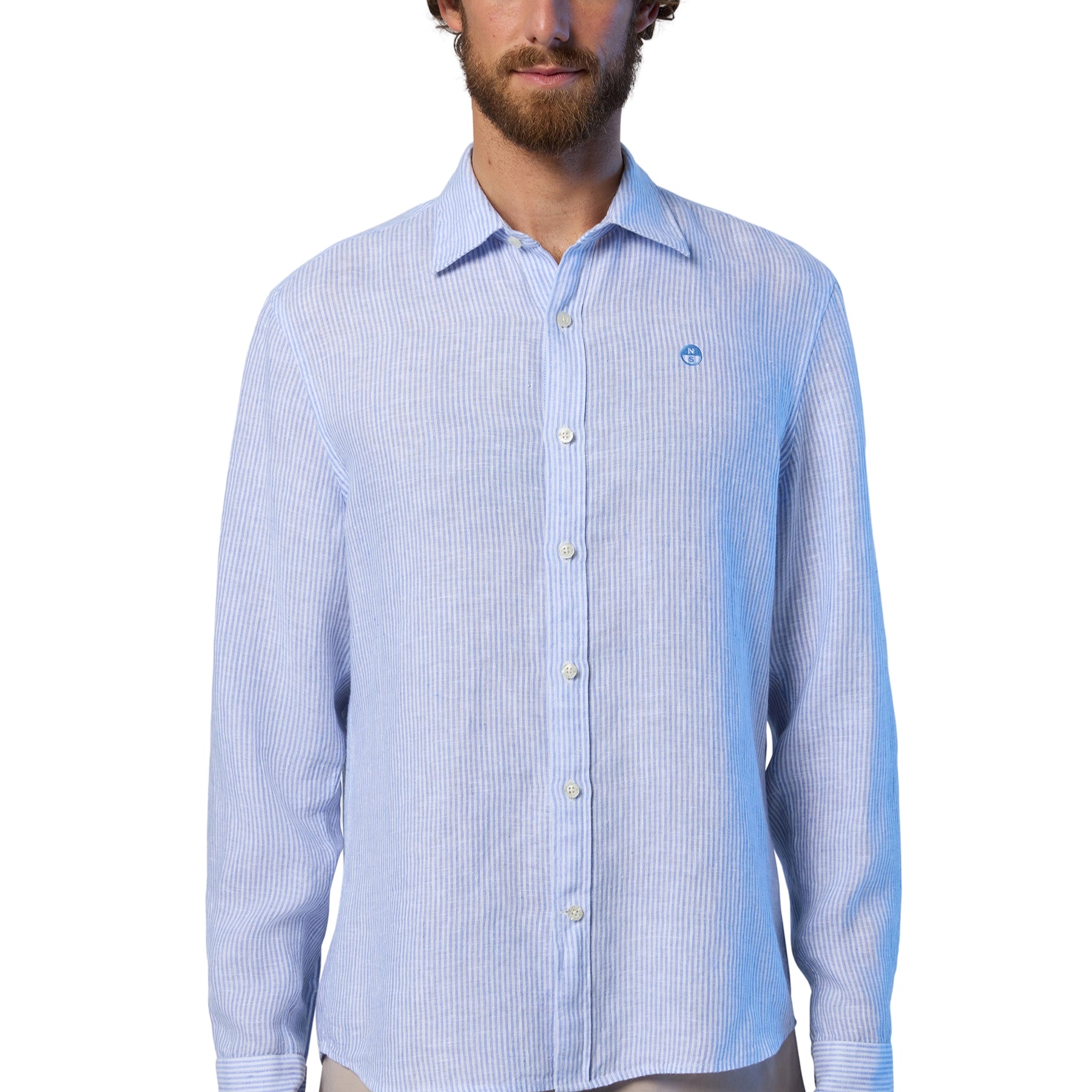 Camicia Uomo Manica Lunga 100% Lino NORTH SAILS 664317