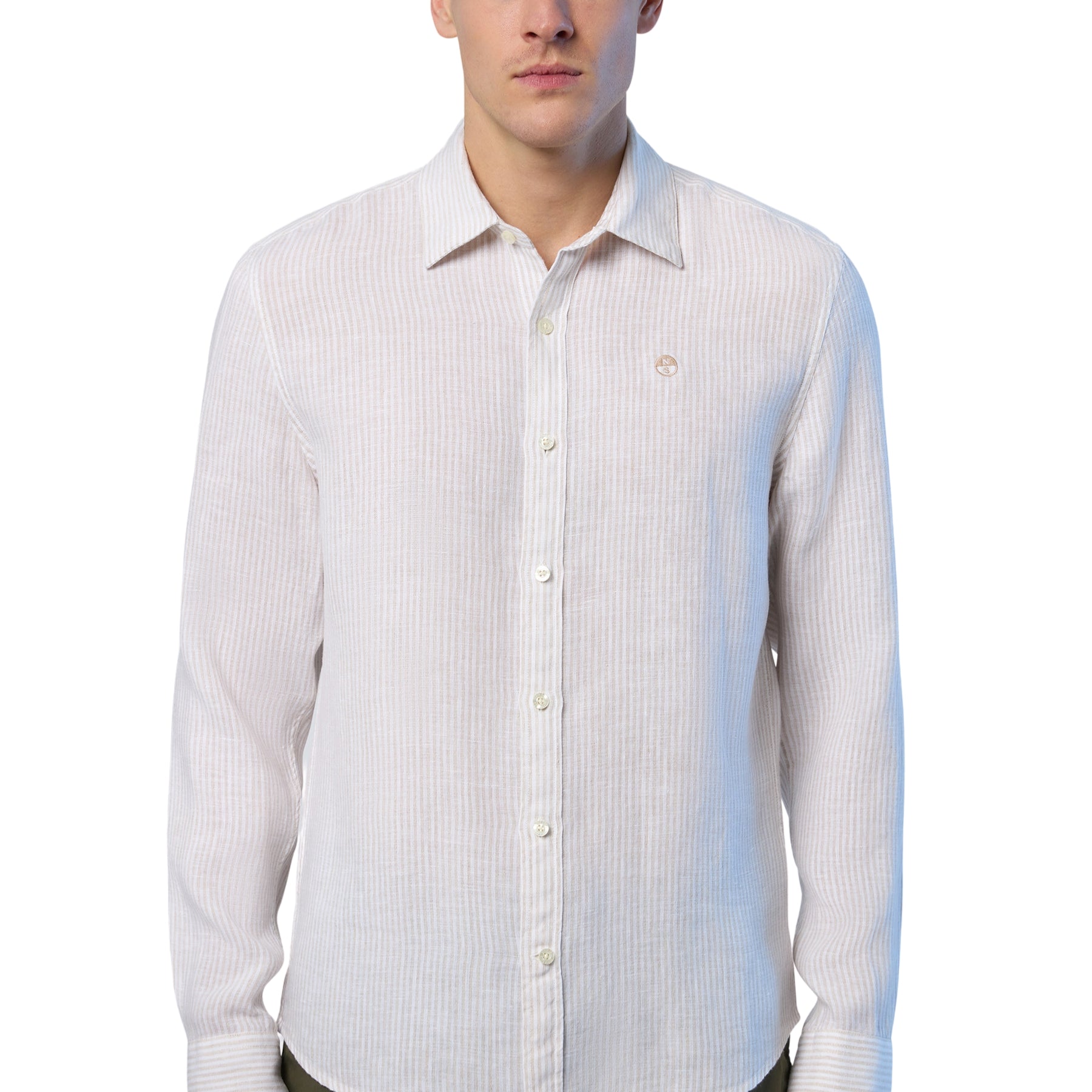 Camicia Uomo Manica Lunga 100% Lino NORTH SAILS 664317