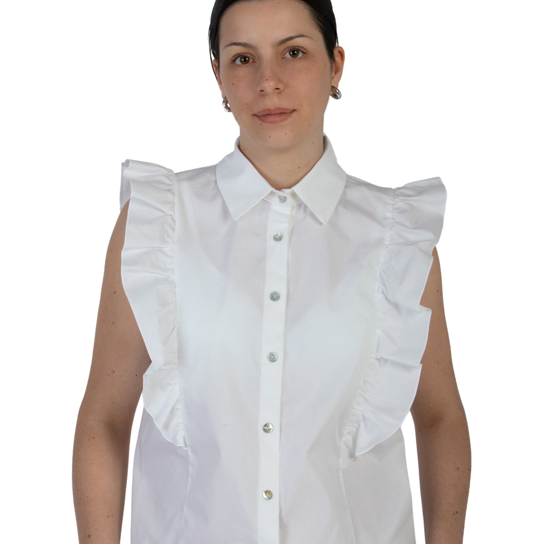 Camicia Donna Senza Maniche Cotone MARKUP MW663007